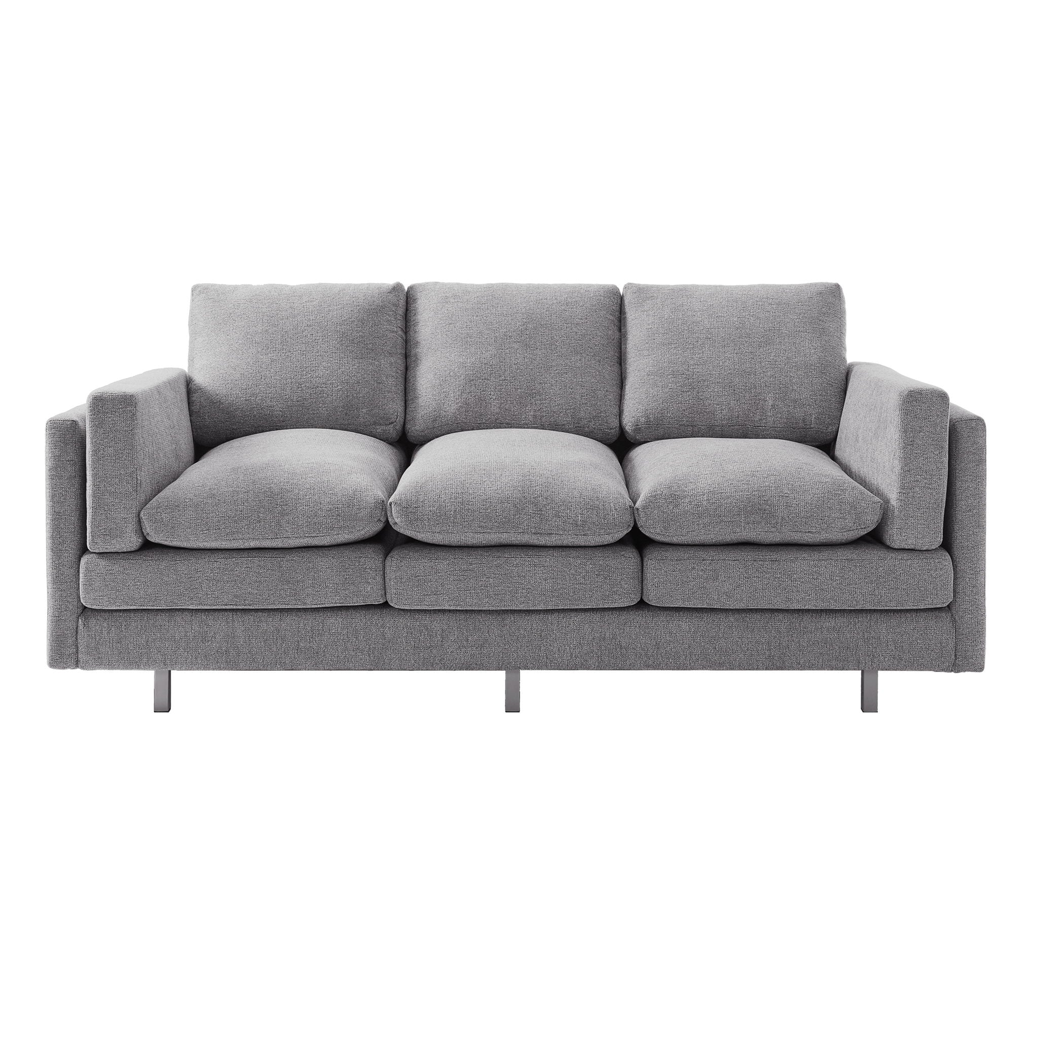 3 Seater Sofa With Dual Layer Seat Cushions - Image 2