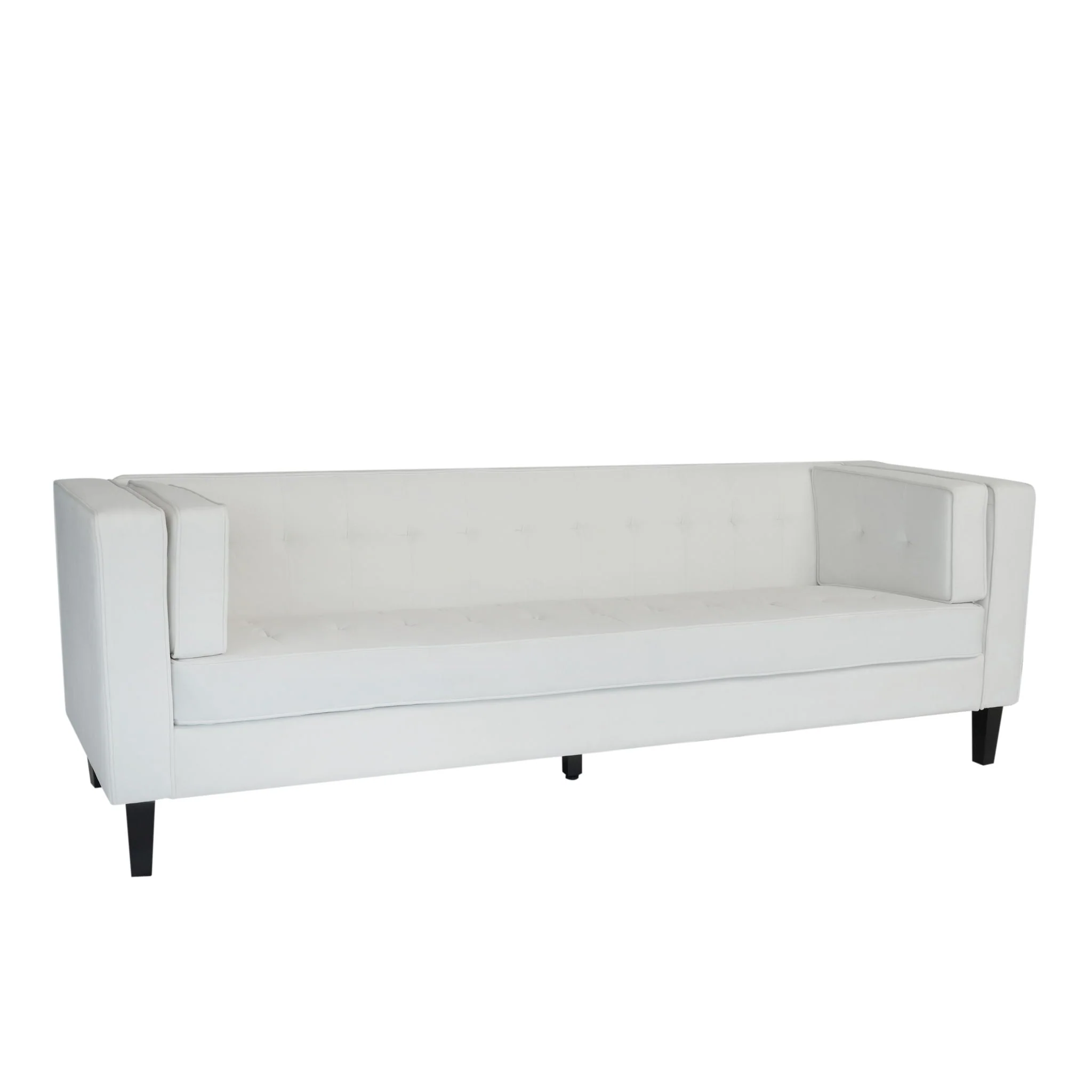 3 Seater Upholstered Tufted Sofa - Image 10