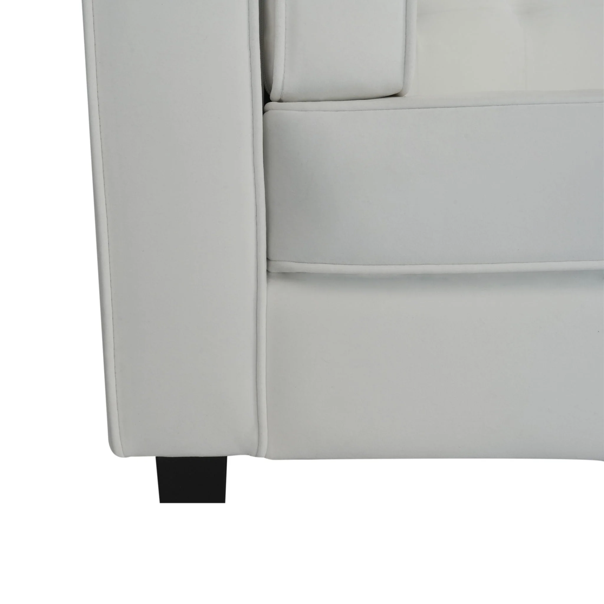 3 Seater Upholstered Tufted Sofa - Image 2