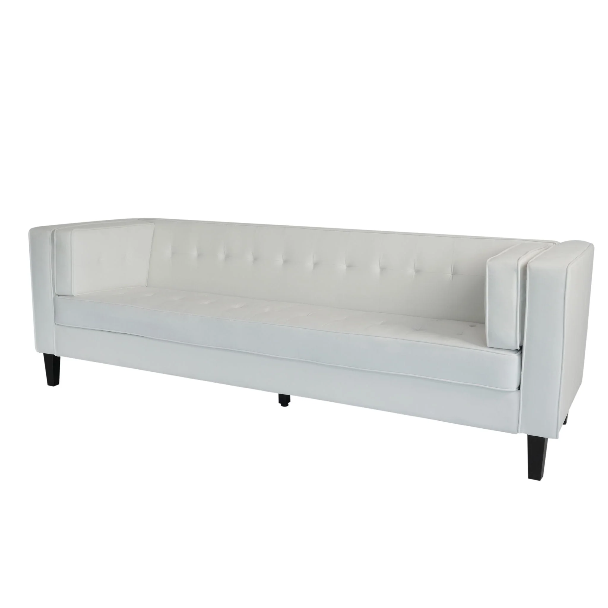 3 Seater Upholstered Tufted Sofa - Image 3