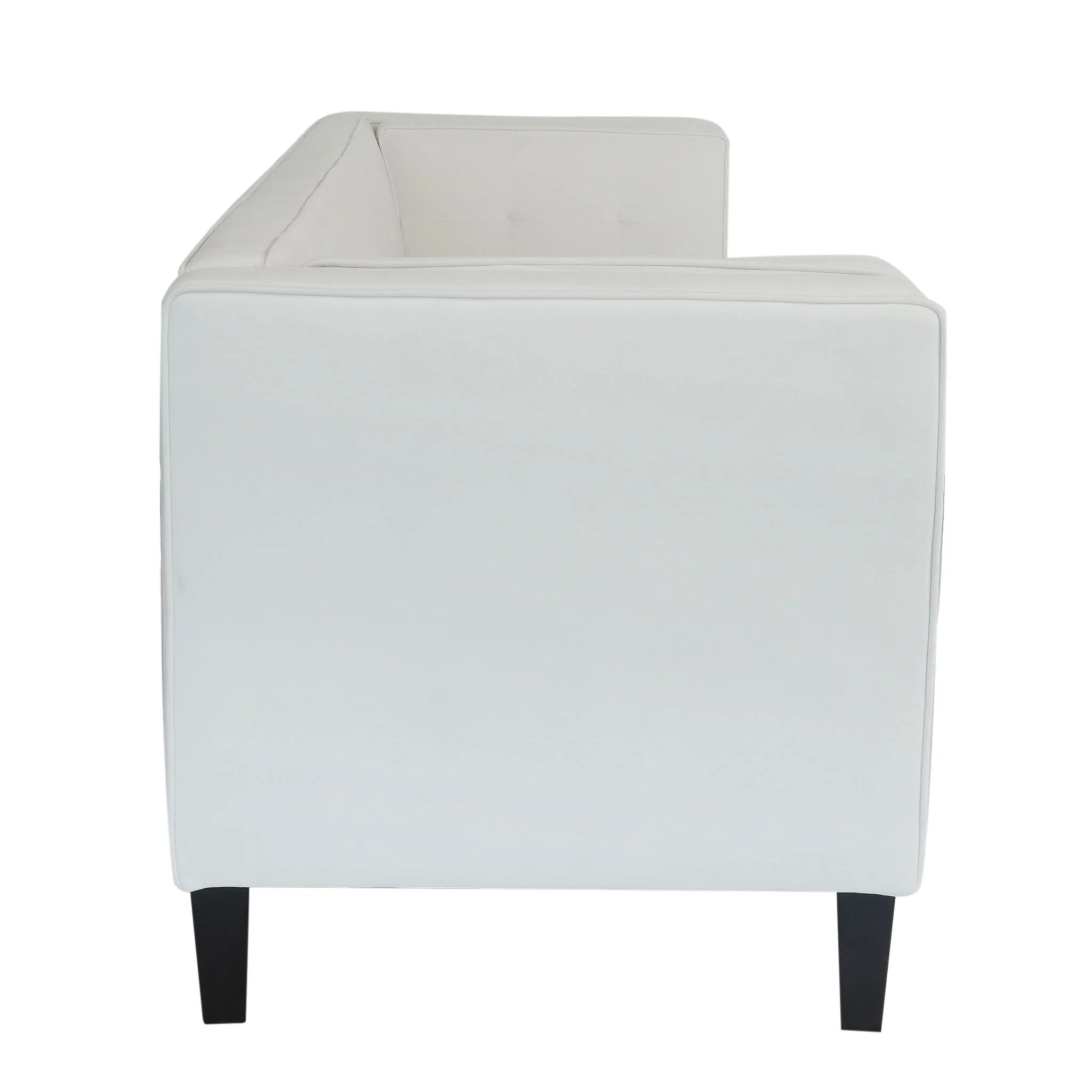 3 Seater Upholstered Tufted Sofa - Image 4