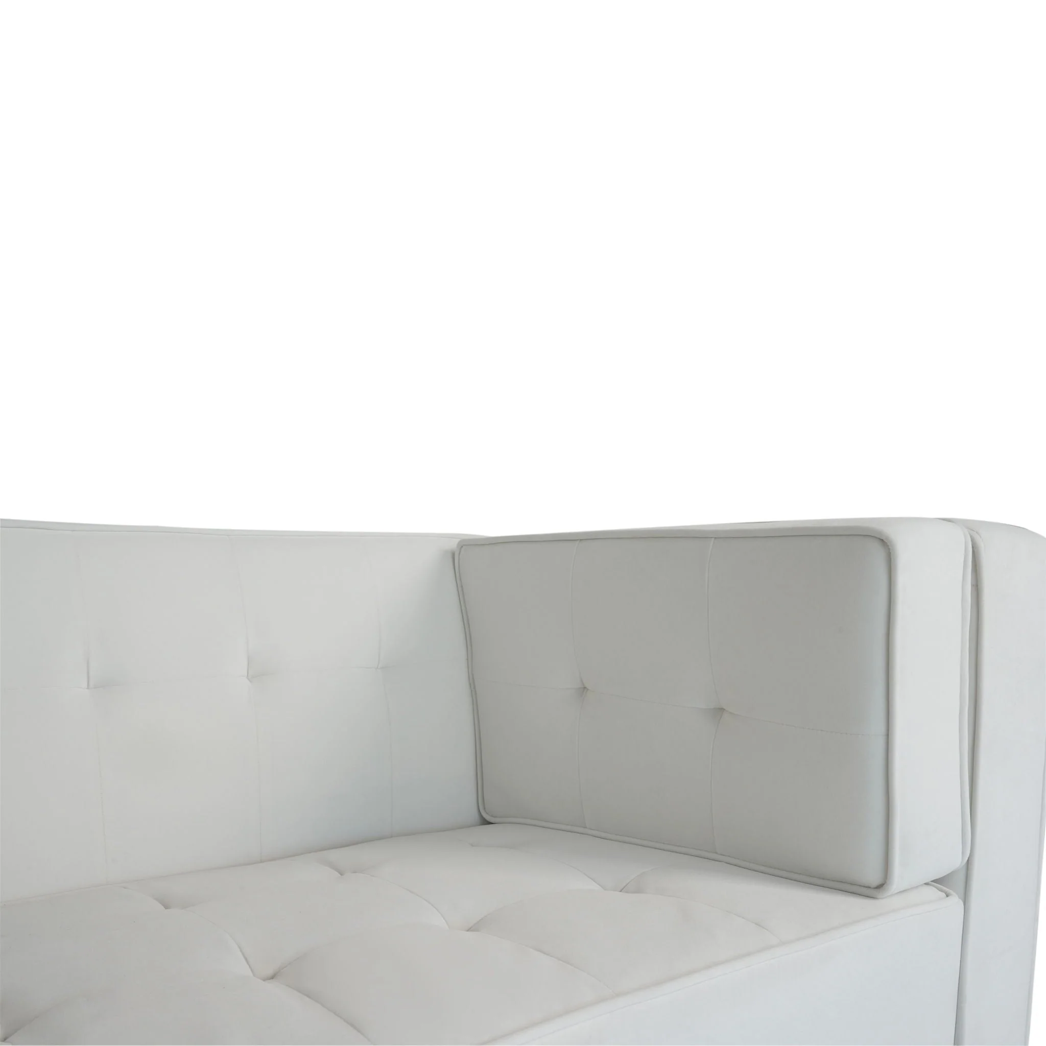3 Seater Upholstered Tufted Sofa - Image 8