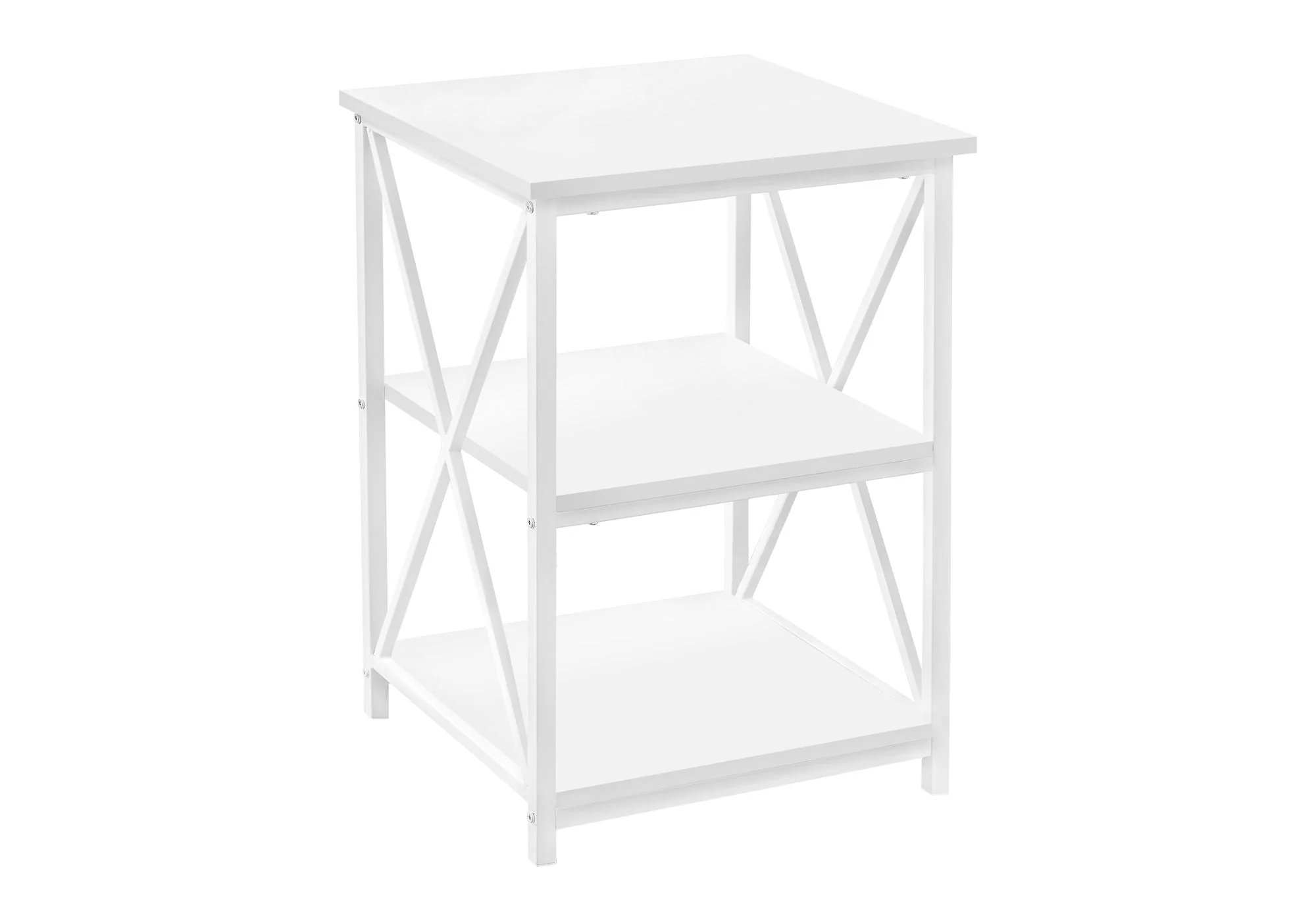 3 Tier Accent Table, Side Marble Look Contemporary & Modern - Image 14