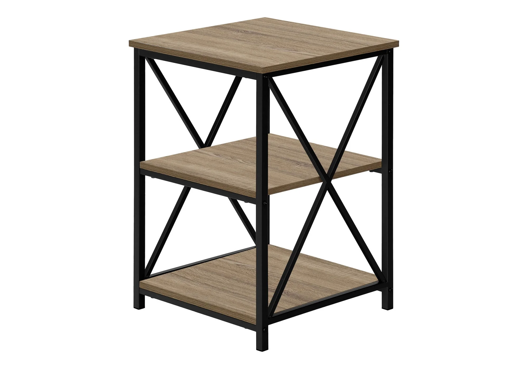 3 Tier Accent Table, Side Marble Look Contemporary & Modern - Image 16