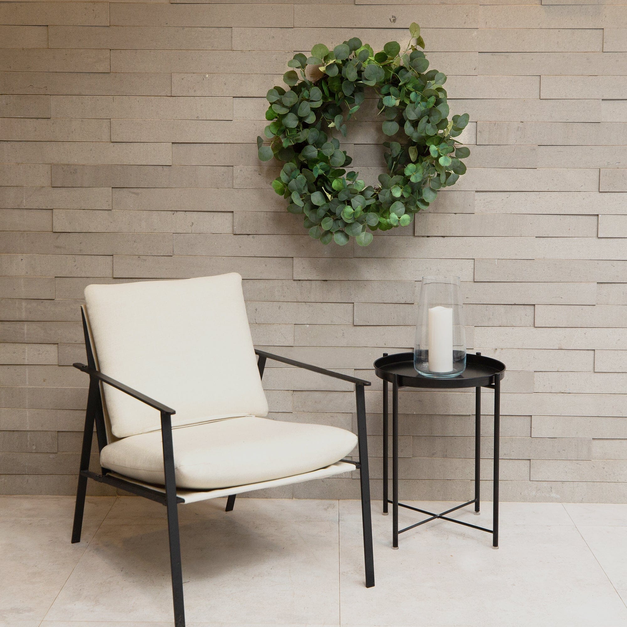 30” Artificial Eucalyptus Wreath - Image 6