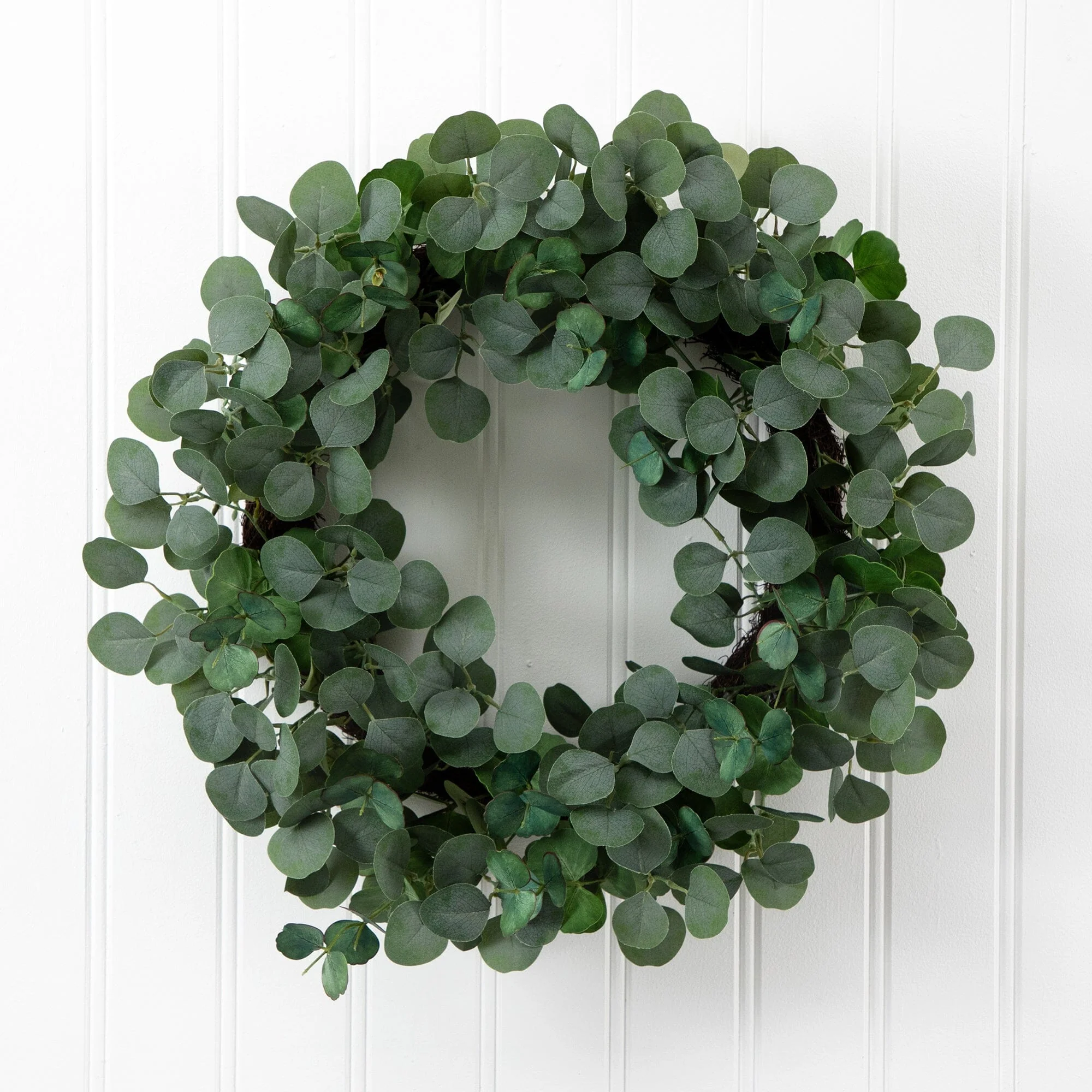 30” Artificial Eucalyptus Wreath - Image 8