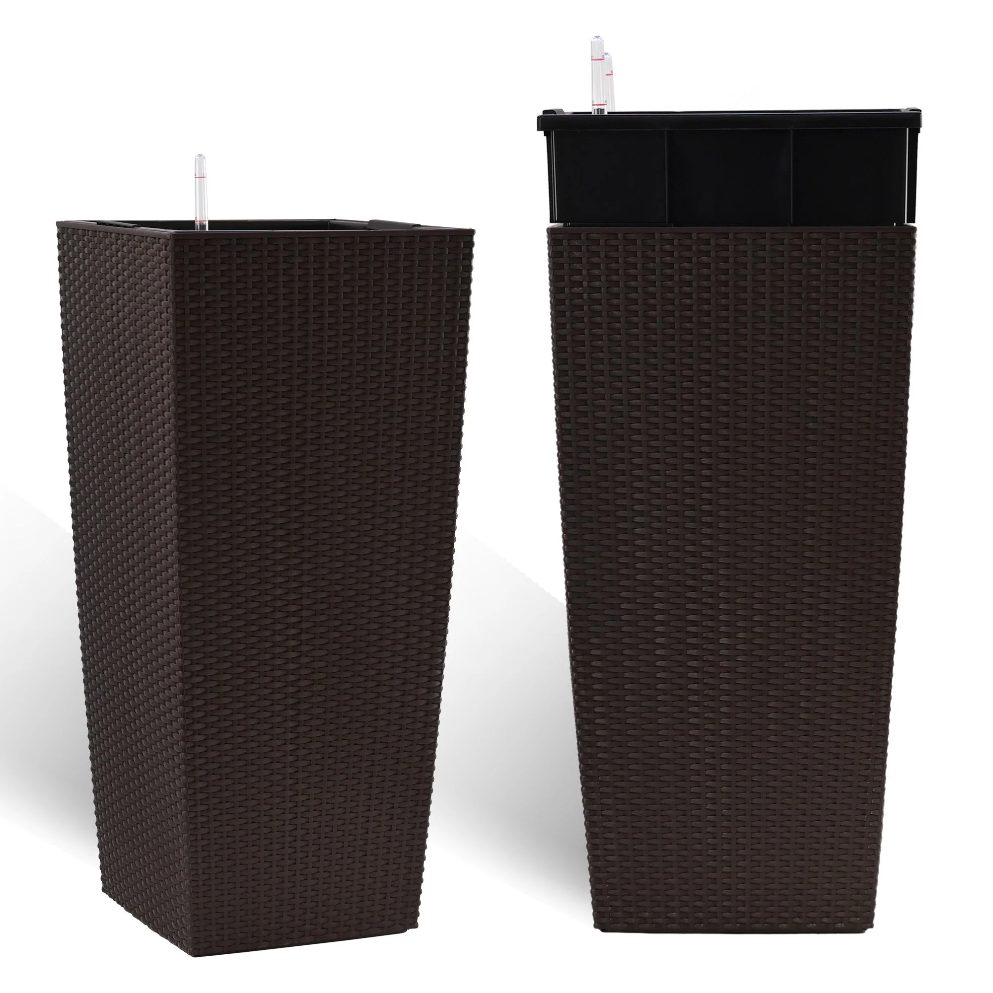 30 in Tall Large Flower Pot Planter with Self-Watering Drainage Holes - Image 17