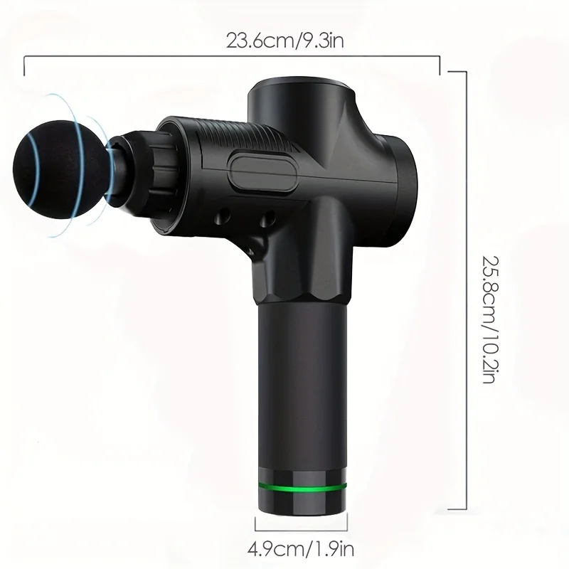 30-Level Massage Gun Electric Deep Tissue Muscle Massager for Neck Back Fitness - Image 5