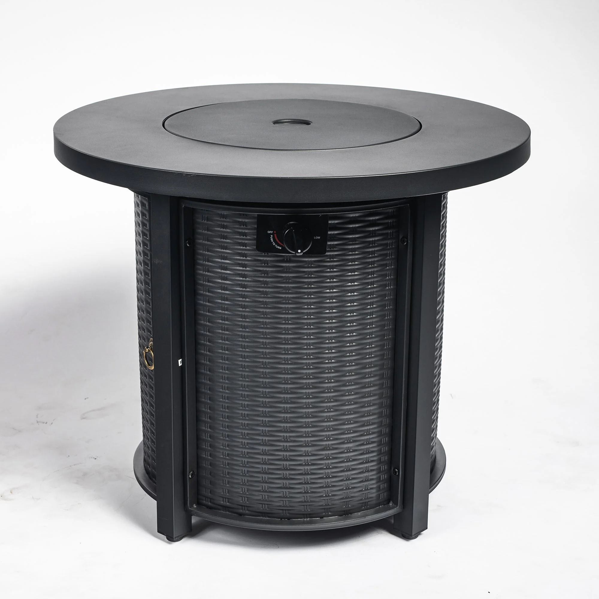 30" Propane Gas Fire Pit Table, 50000 BTU Round Steel Fire Pit - Image 6