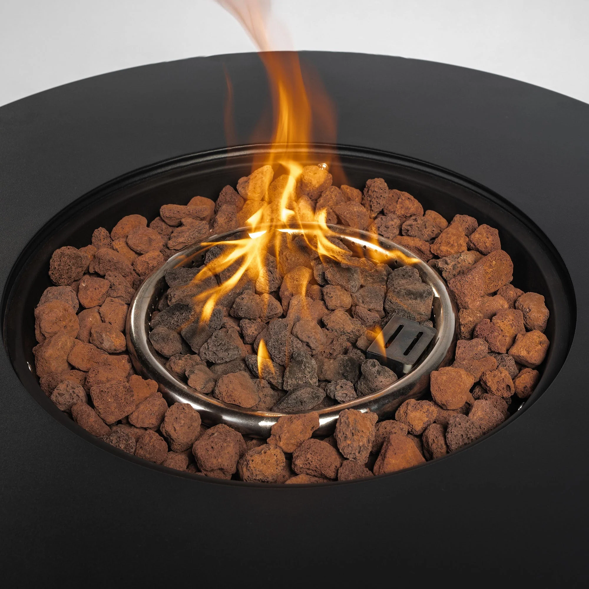 30" Propane Gas Fire Pit Table, 50000 BTU Round Steel Fire Pit - Image 8