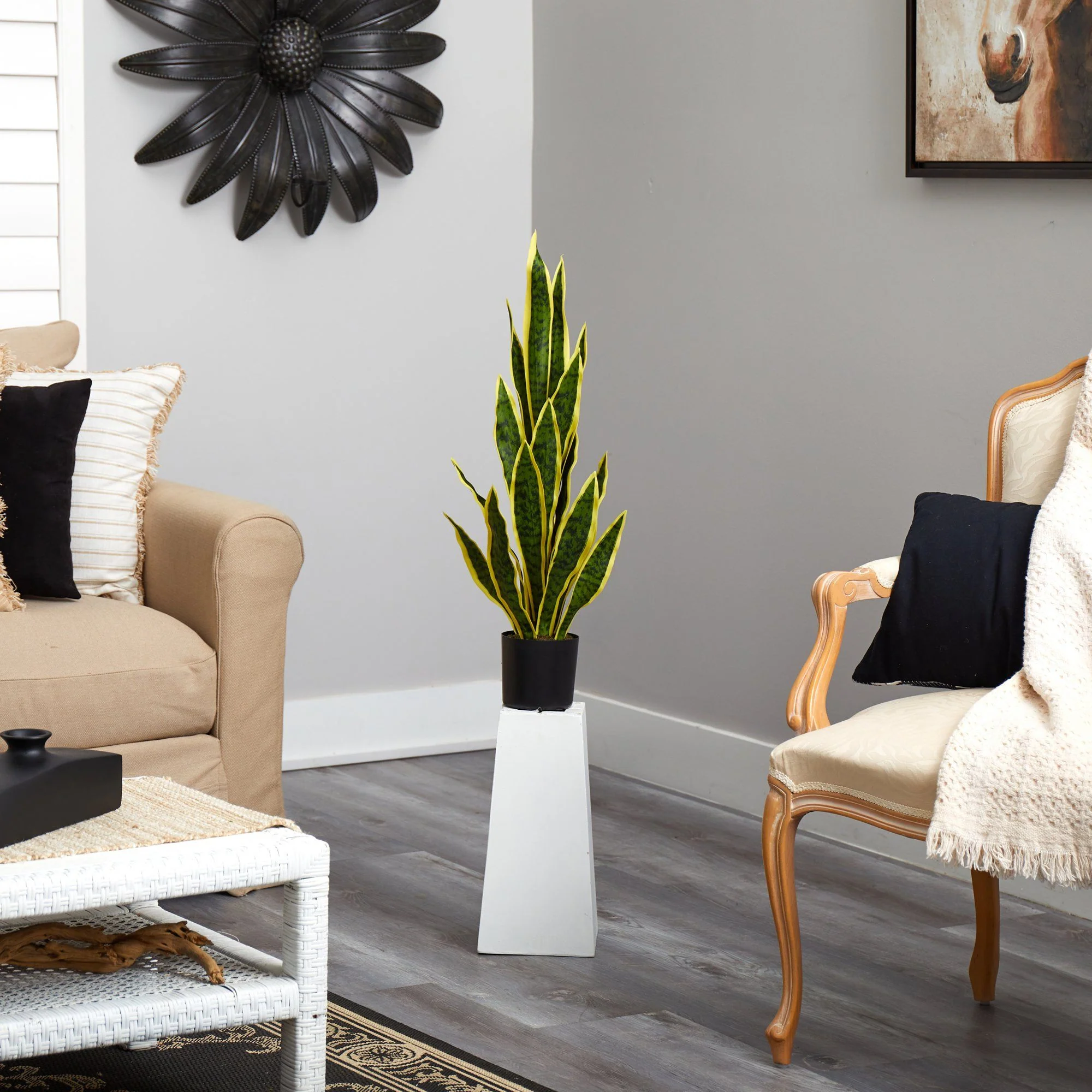 30” Sansevieria Artificial Plant - Image 4