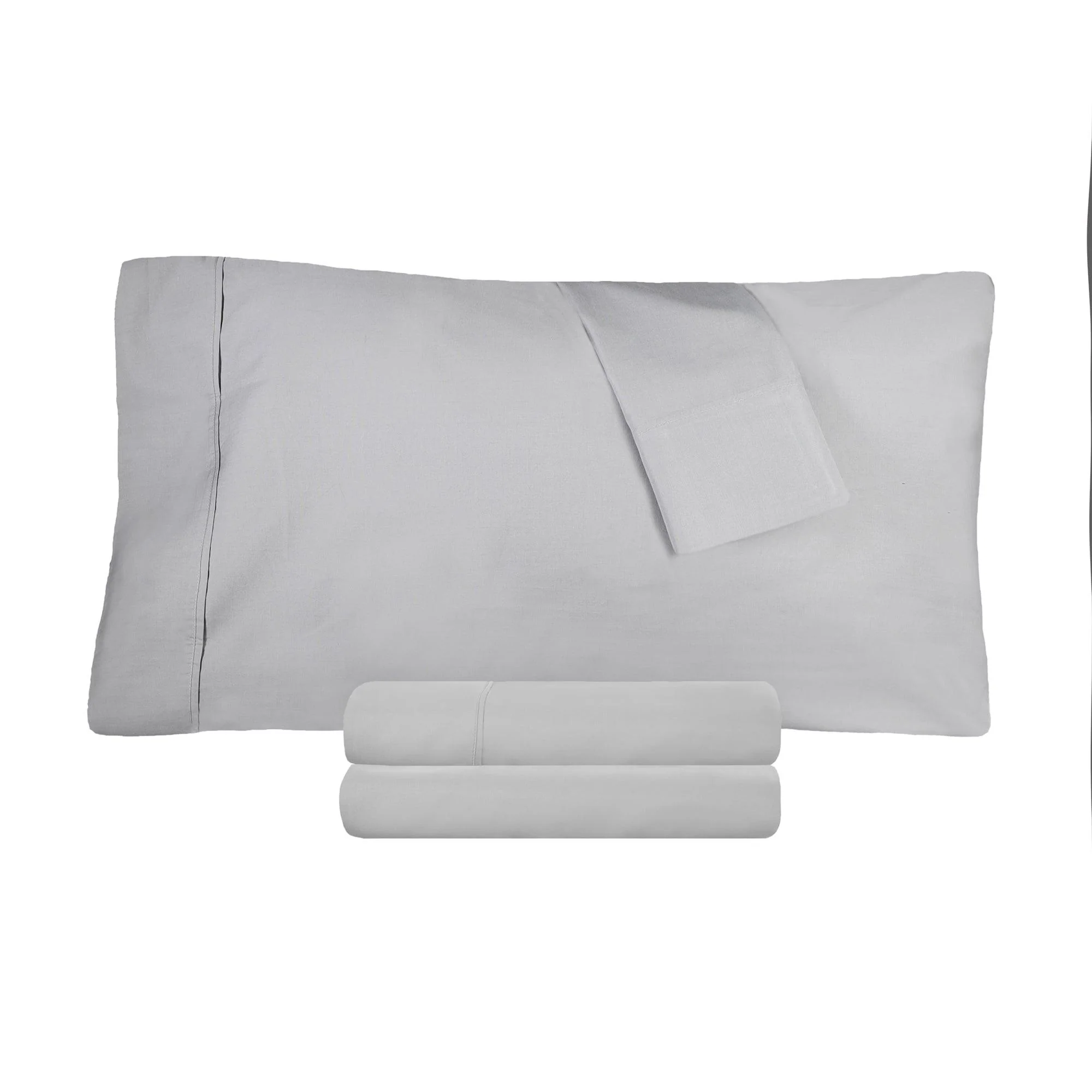 300 Thread Count 100% Cotton Percale Deep Pocket Sheet Set - Image 12