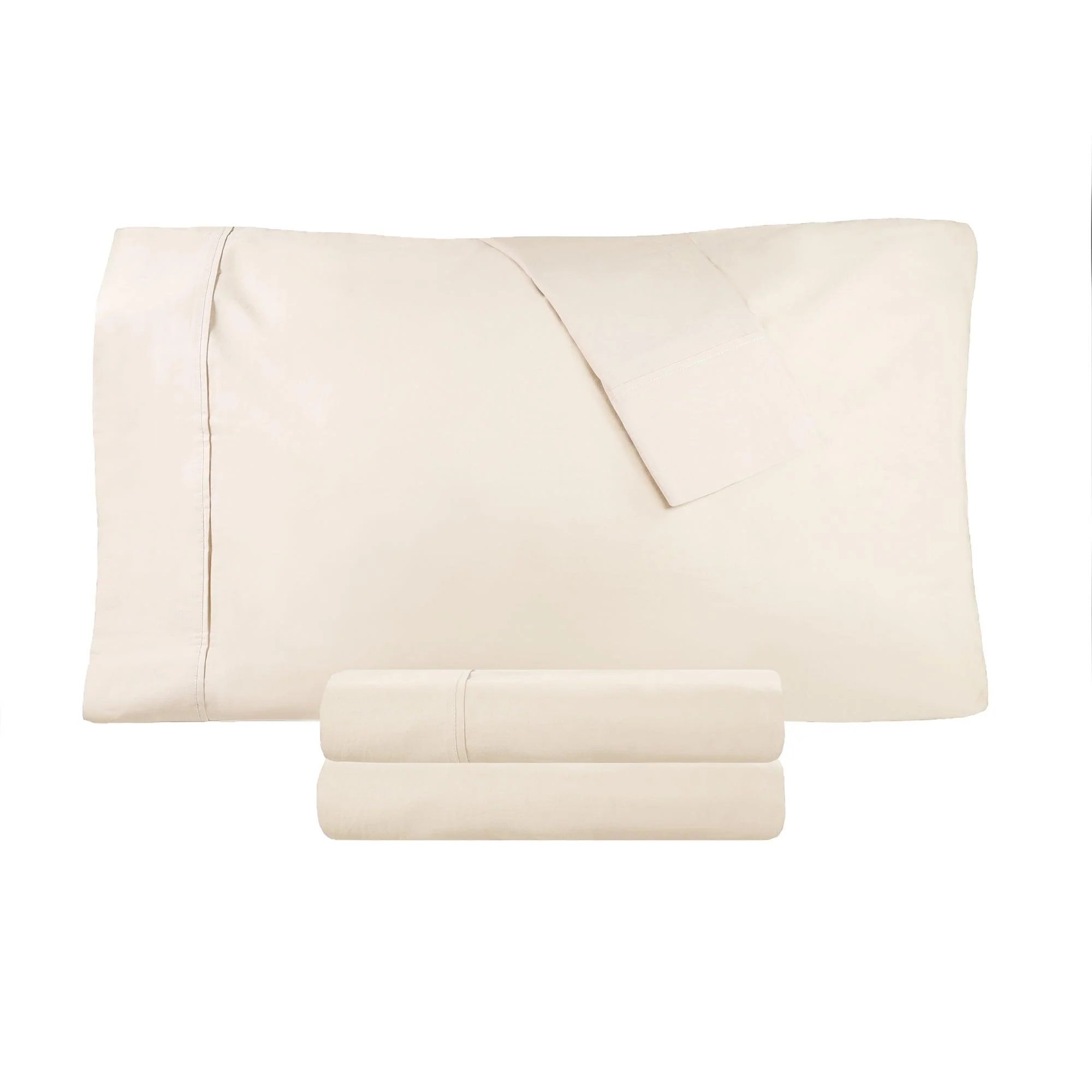 300 Thread Count 100% Cotton Percale Deep Pocket Sheet Set - Image 18