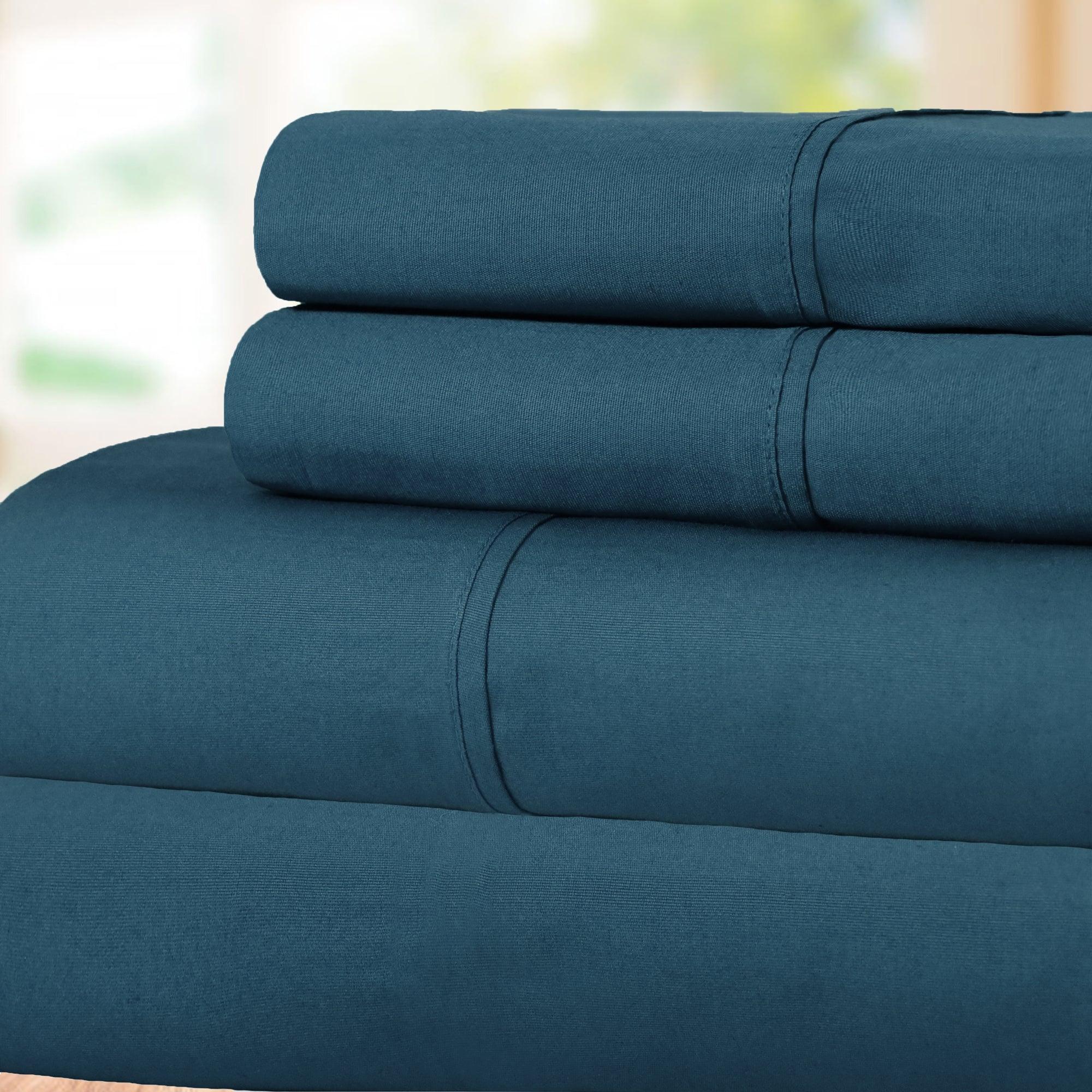 300 Thread Count 100% Cotton Percale Deep Pocket Sheet Set - Image 44