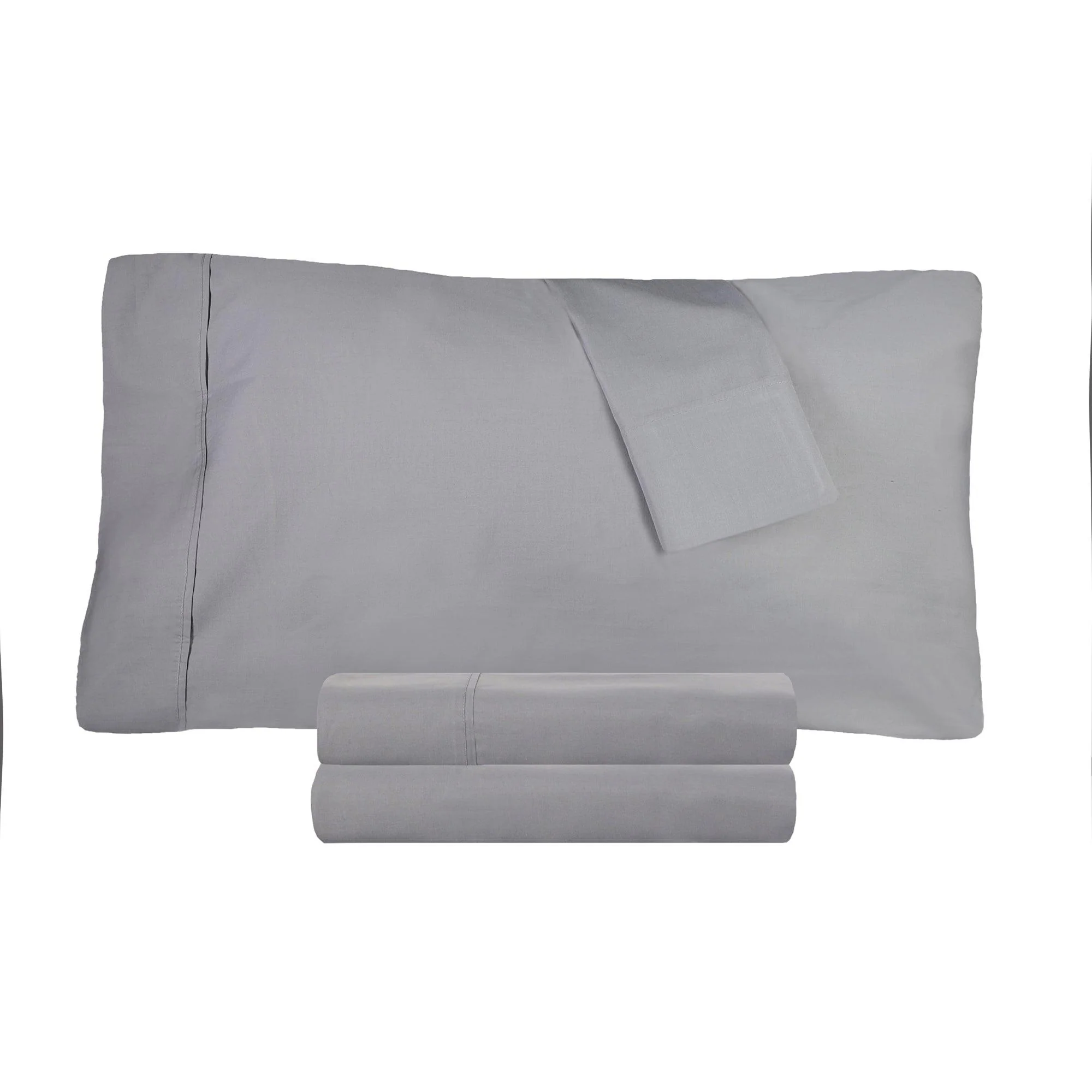 300 Thread Count 100% Cotton Percale Deep Pocket Sheet Set - Image 60