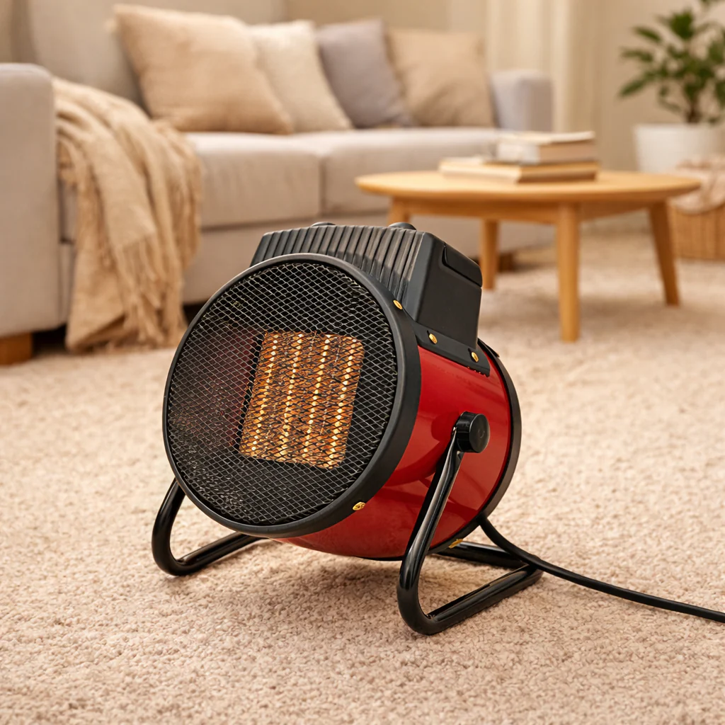 3000W Portable Electric Space Heater with Thermostat Fan & Safety - Image 10