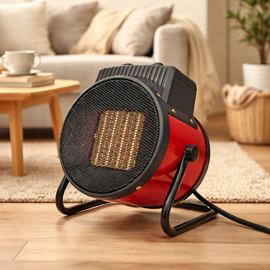 3000W Portable Electric Space Heater with Thermostat Fan & Safety - Image 3