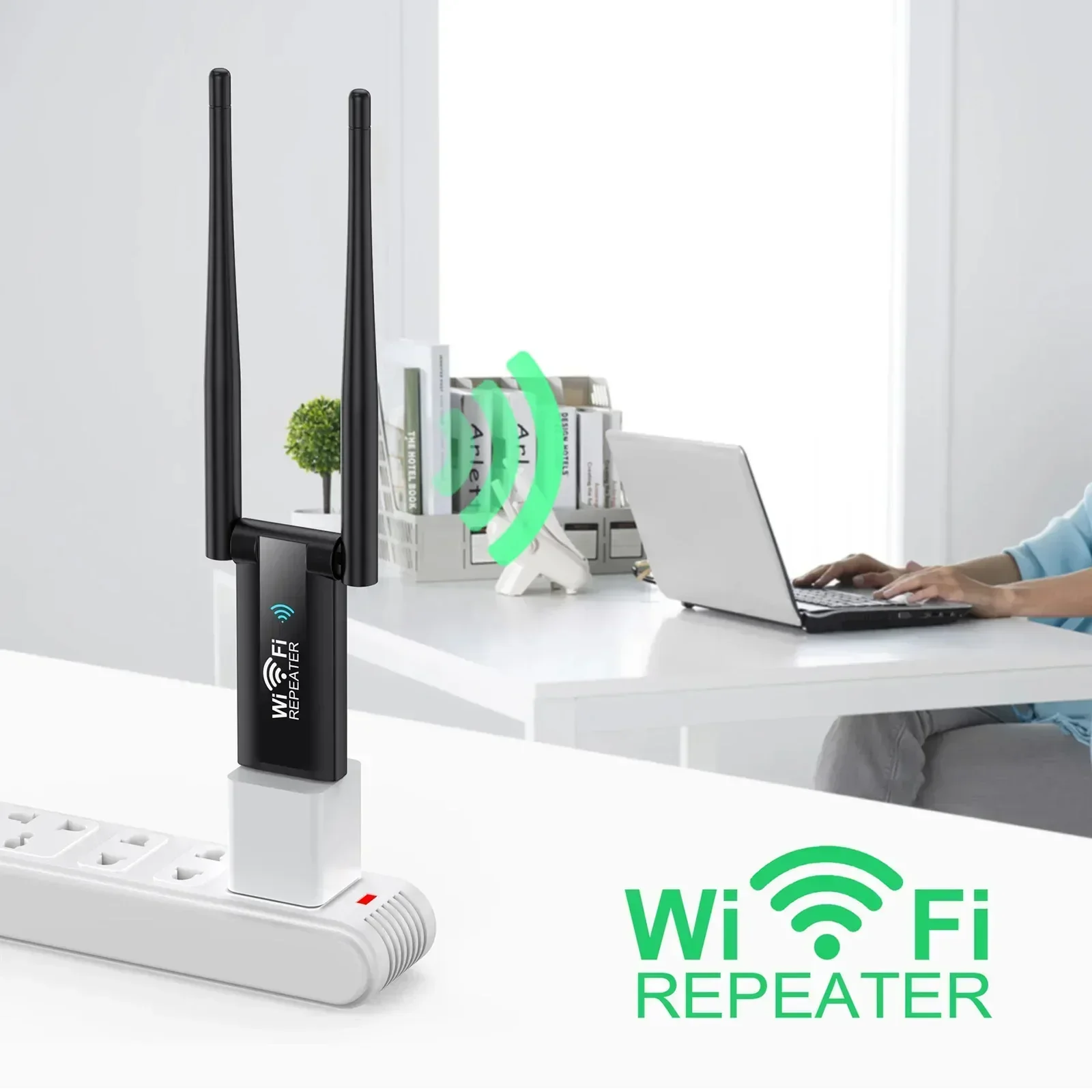 300Mbps WiFi Extender 2.4G USB Signal Booster Long Range Repeater - Image 2