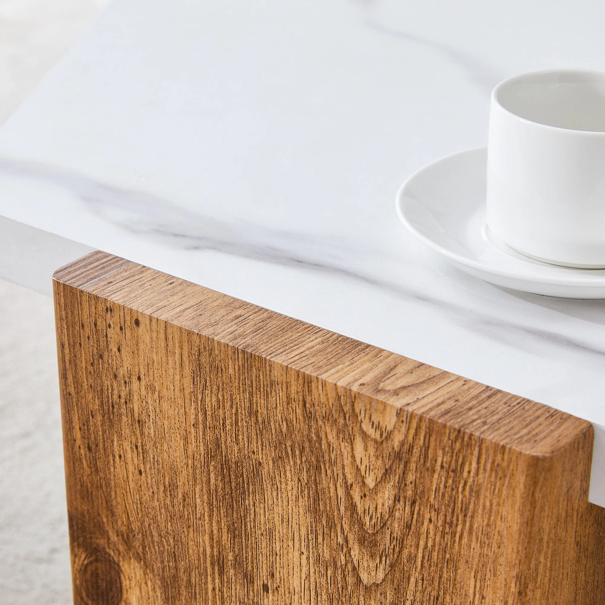 31-Inch Modern-Style Hexagonal Coffee Table - Image 16