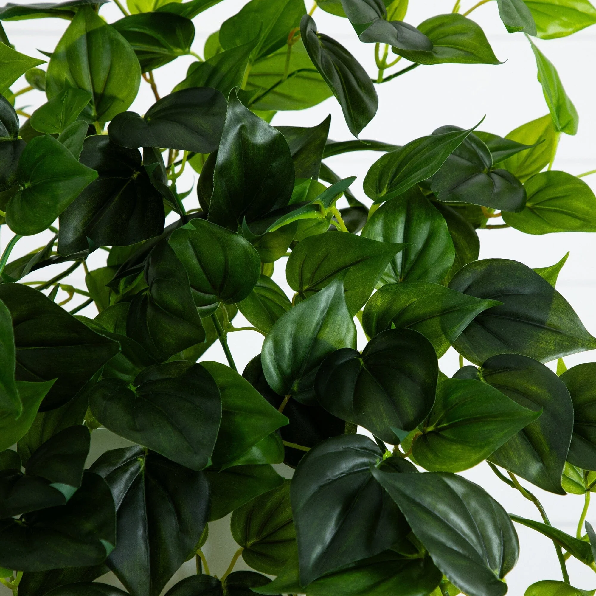 32” UV Resistant Artificial Philo Hanging Plant (Indoor/Outdoor) - Set of 2 - Image 2