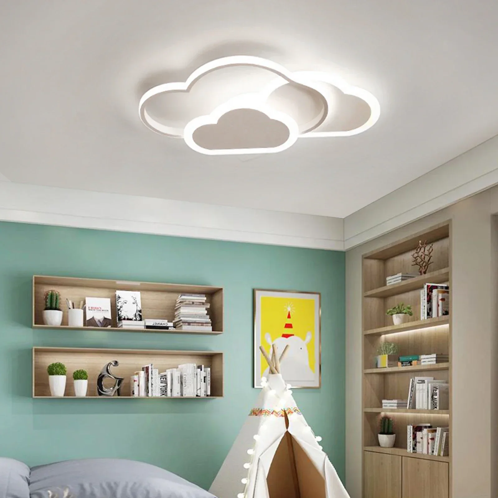 32W LED Ceiling Light Dimmable Remote Control 3000-6500K Cartoon Living Room - Image 4
