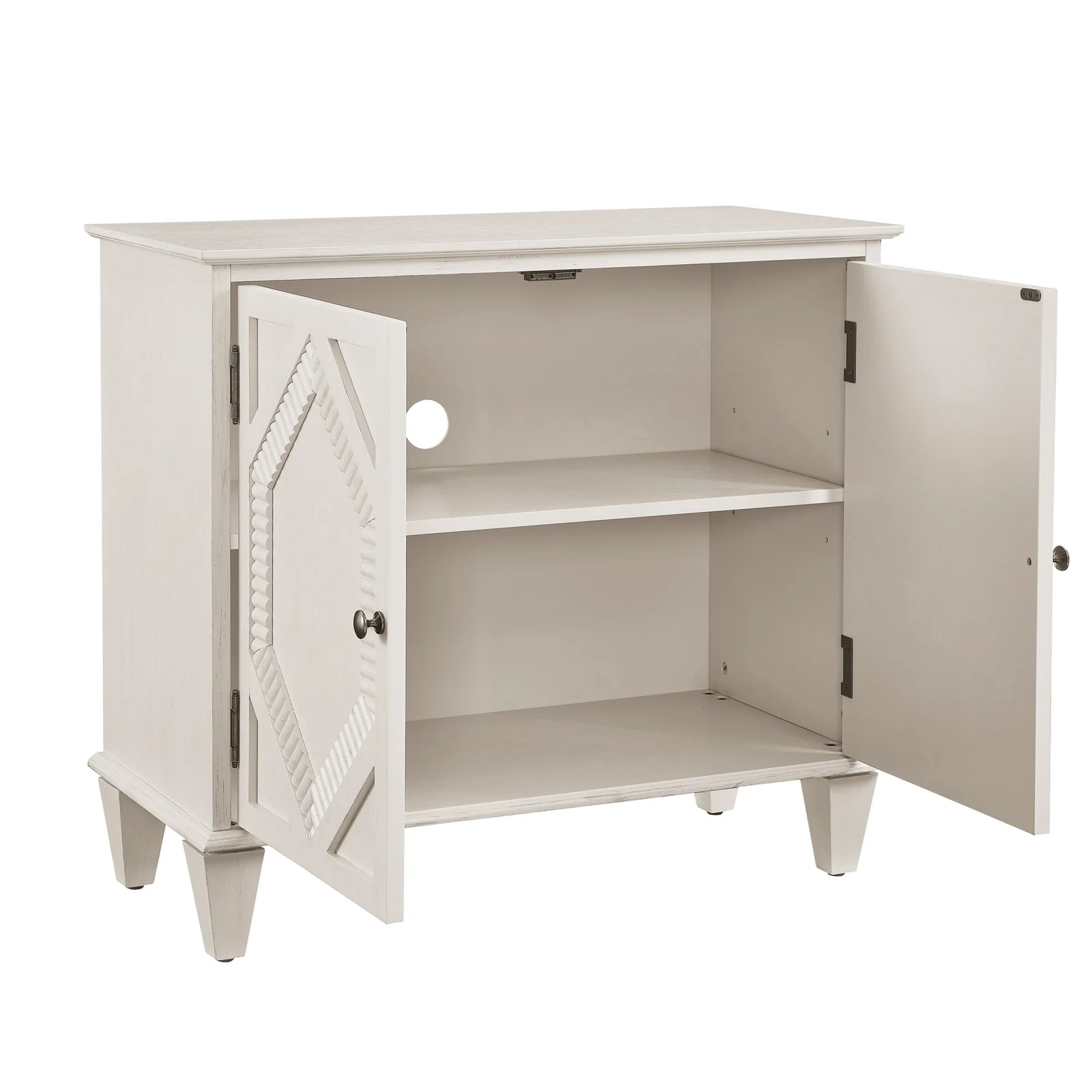 33.6' Retro Wooden Sideboard Buffet Cabinet with Storage - Image 12