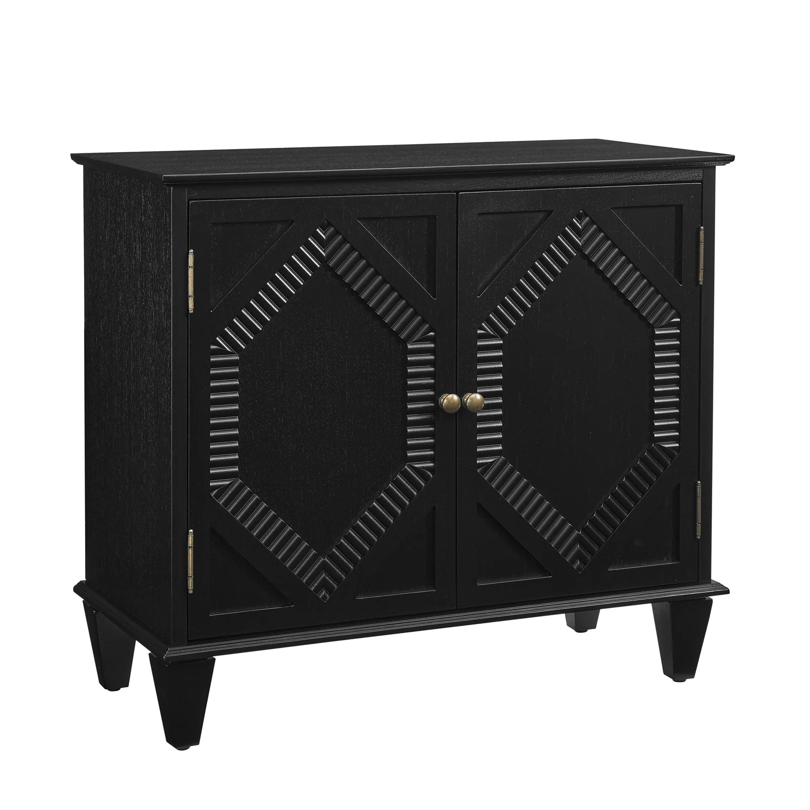 33.6' Retro Wooden Sideboard Buffet Cabinet with Storage - Image 10