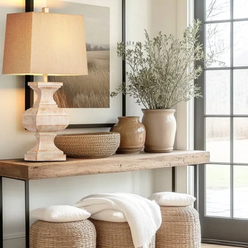 33-inch Large Retro Resin Table Lamp - Image 6