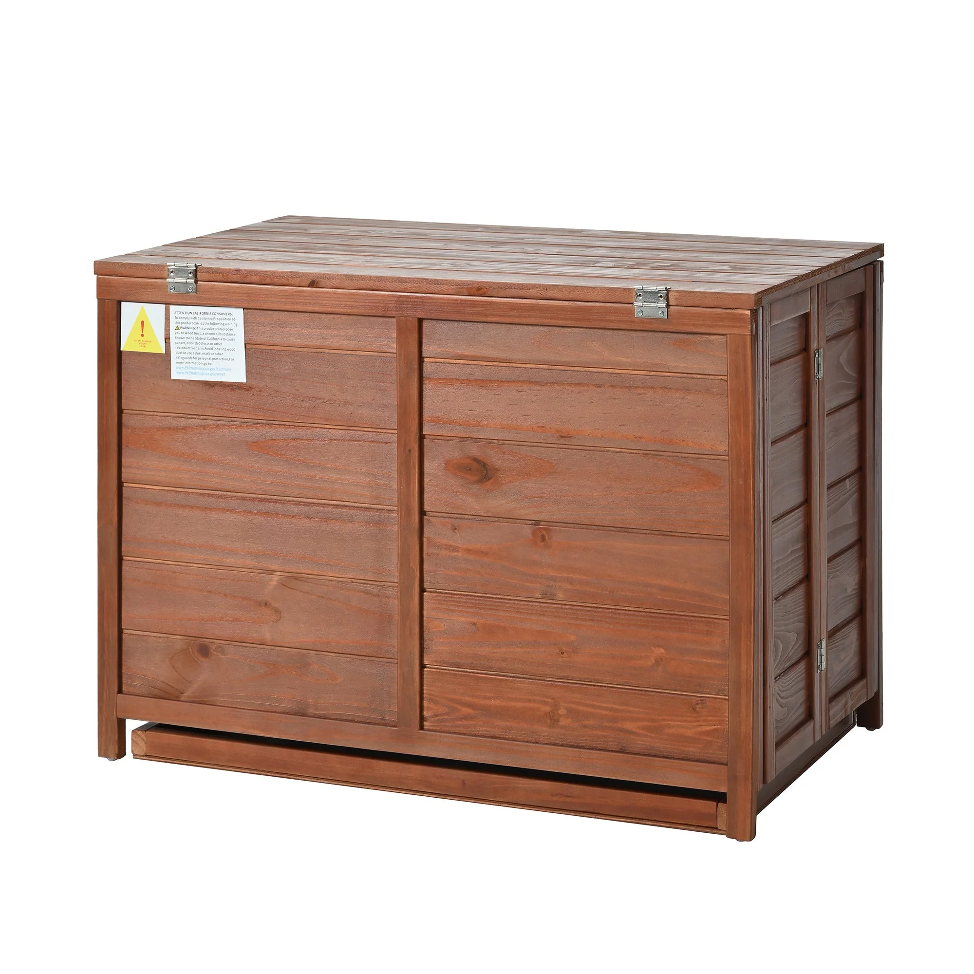 33" Solid Wood Dog Crate Furniture - Foldable Indoor Kennel - Image 10