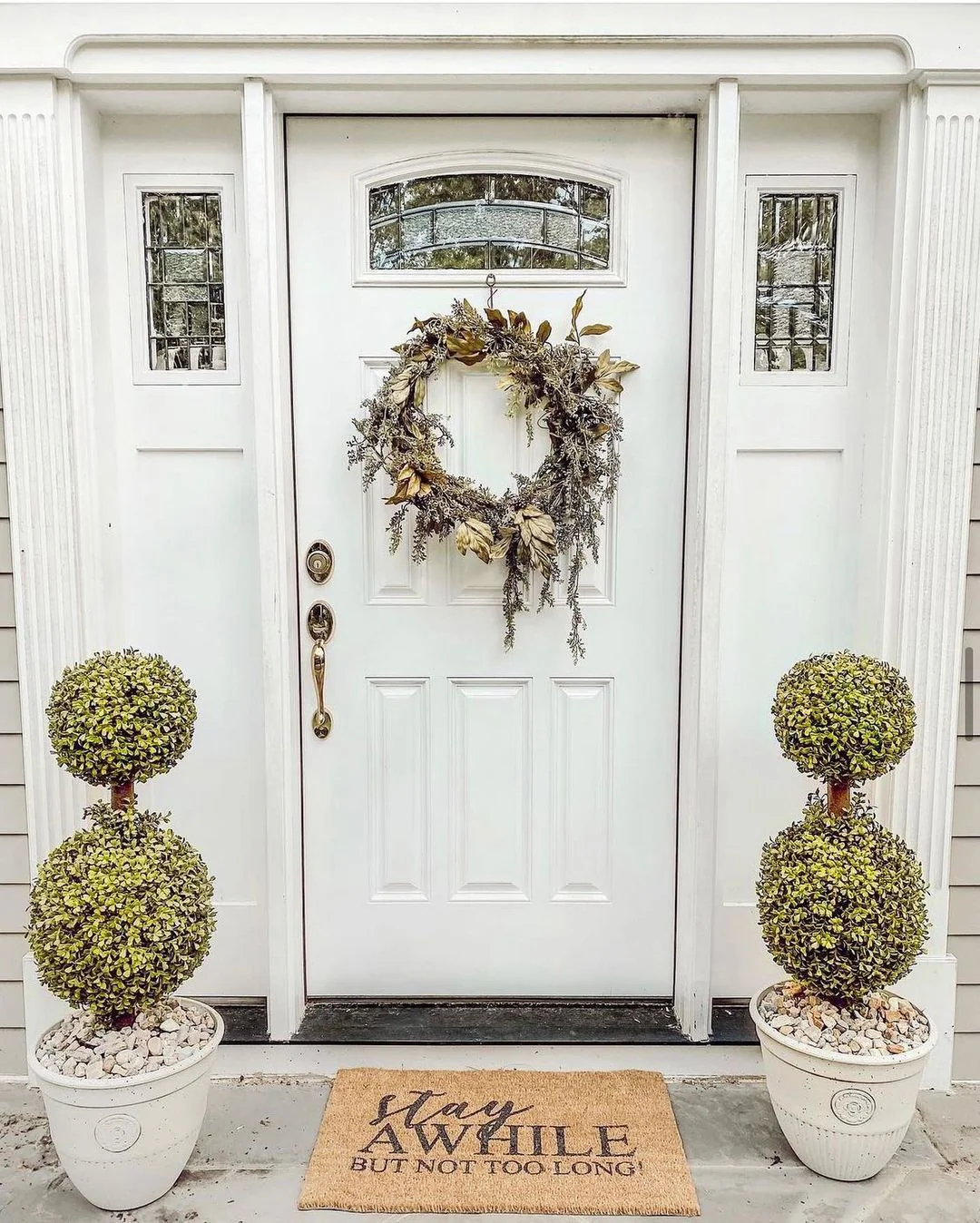 35” Double Boxwood Topiary - Image 5