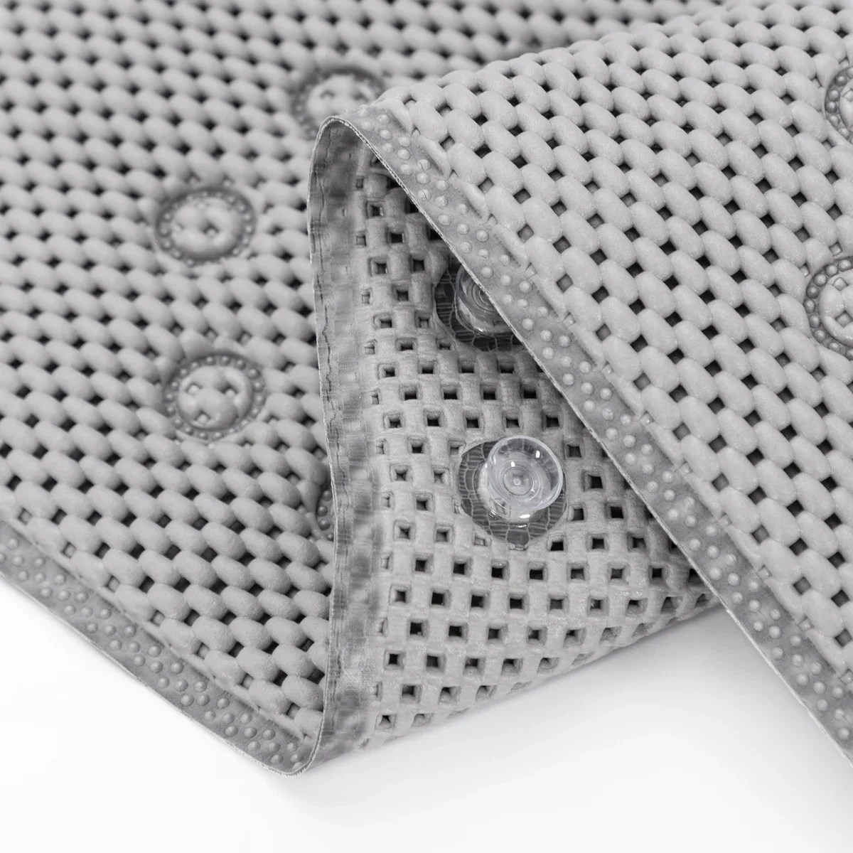 36 in. x 17 in. Non-Skid Double Foam Bath Mat with 58 Suction Cups - Image 18