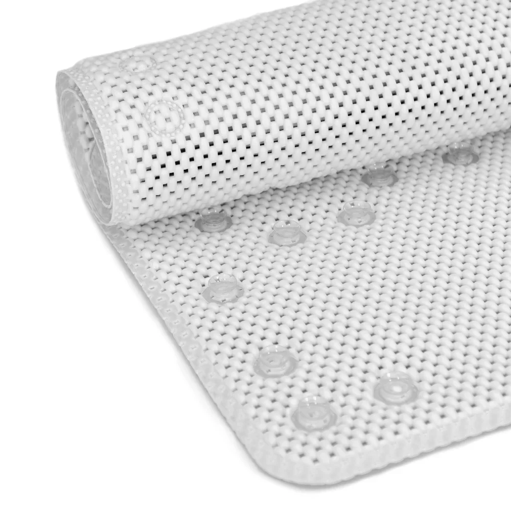 36 in. x 17 in. Non-Skid Double Foam Bath Mat with 58 Suction Cups - Image 24