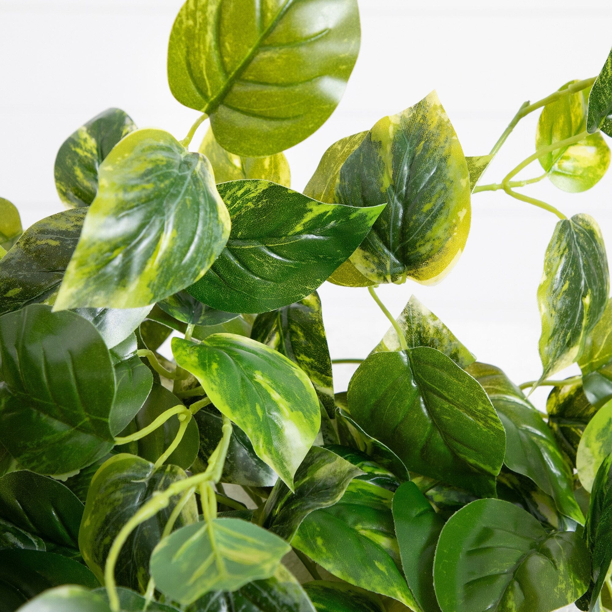 36” UV Resistant Artificial Pothos Hanging Plant (Indoor/Outdoor) - Set of 2 - Image 2