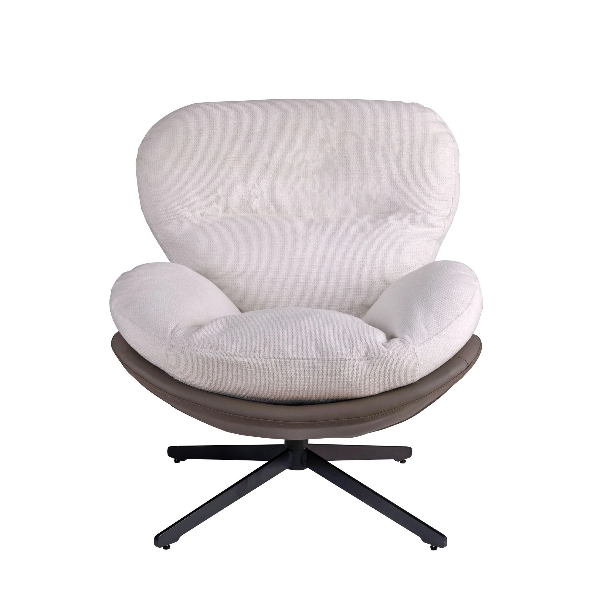 360° Swivel Office Chair, No Wheels - Image 2