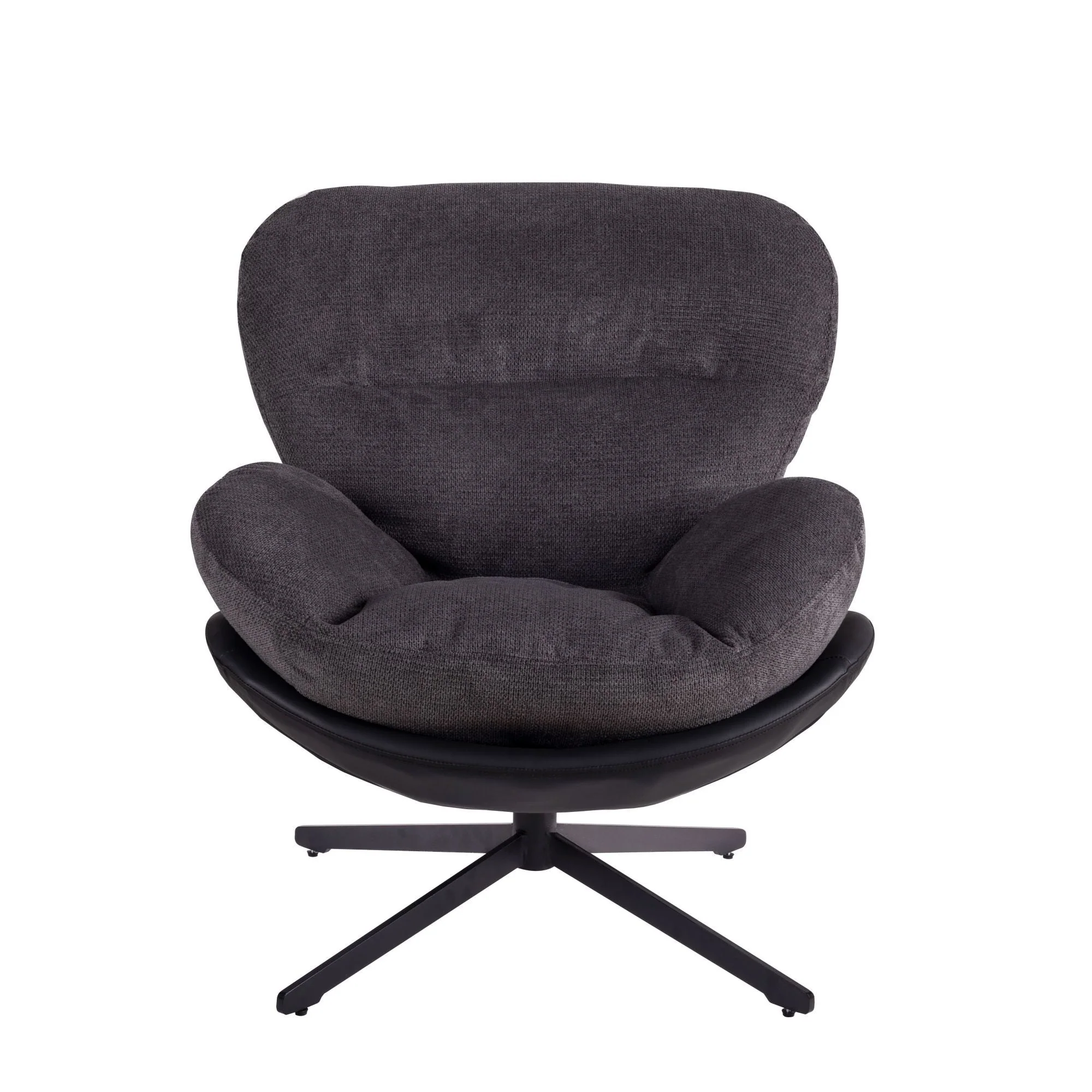360° Swivel Office Chair, No Wheels - Image 3