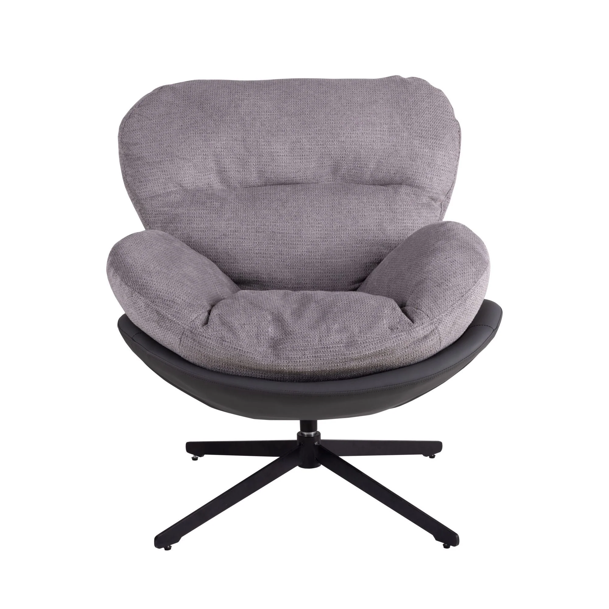 360° Swivel Office Chair, No Wheels - Image 4