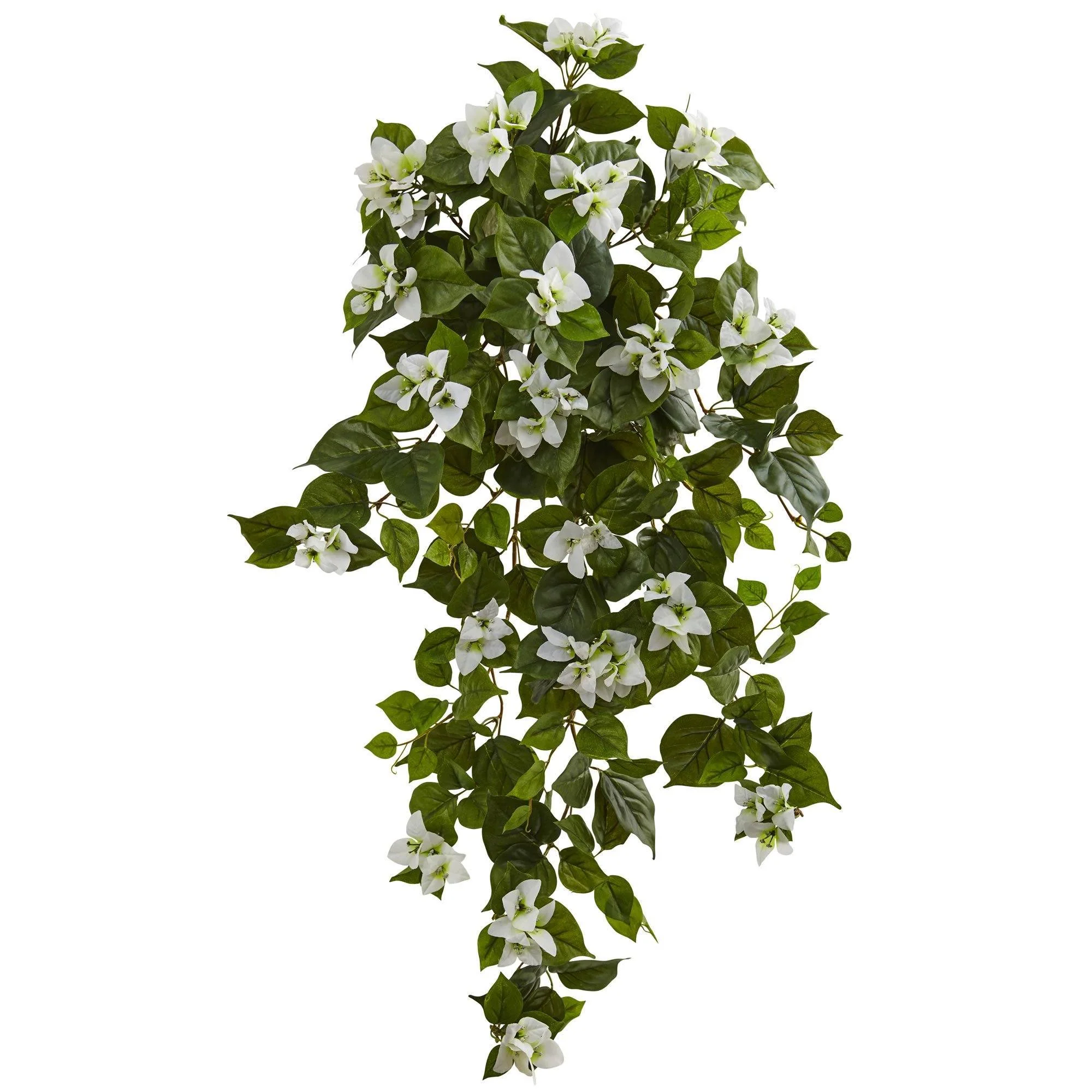 37” Bougainvillea Hanging Artificial Plant (Set of 2) - Image 2
