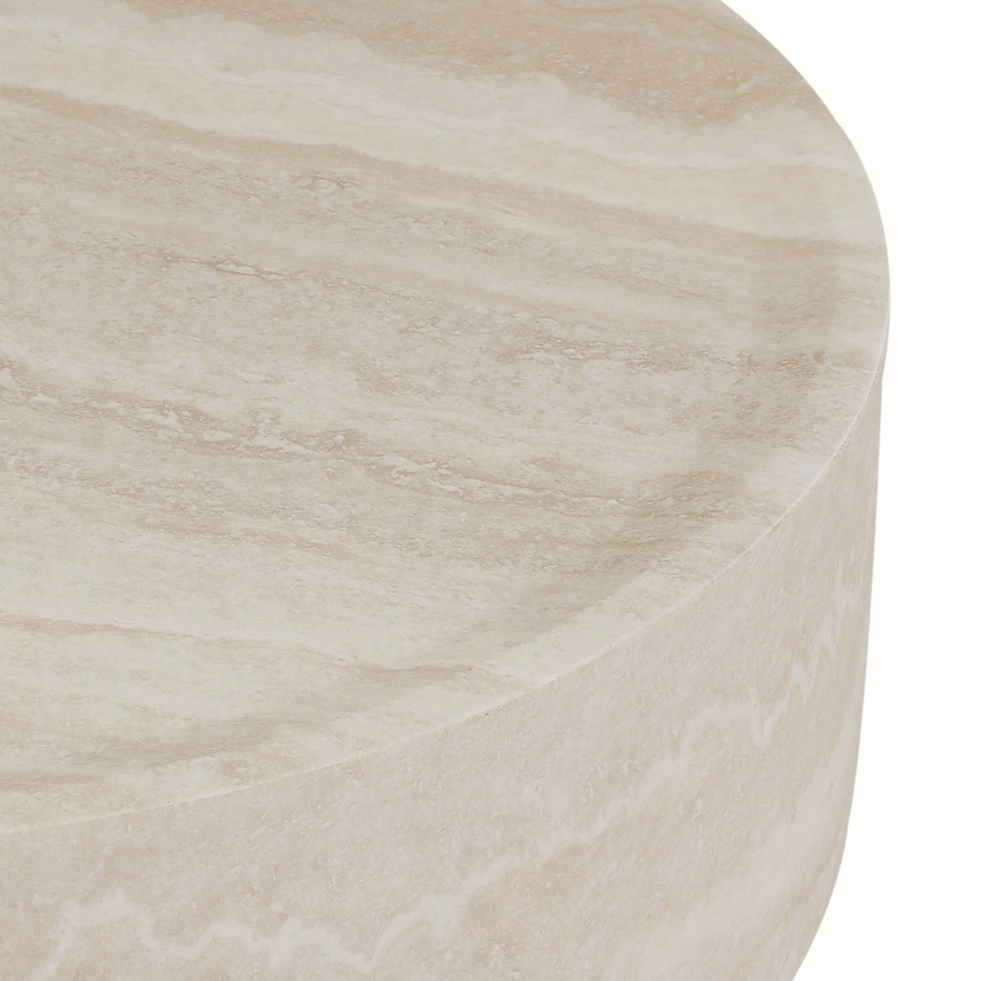 39.37'' Faux MARS Pattern Round Coffee Table - Image 14
