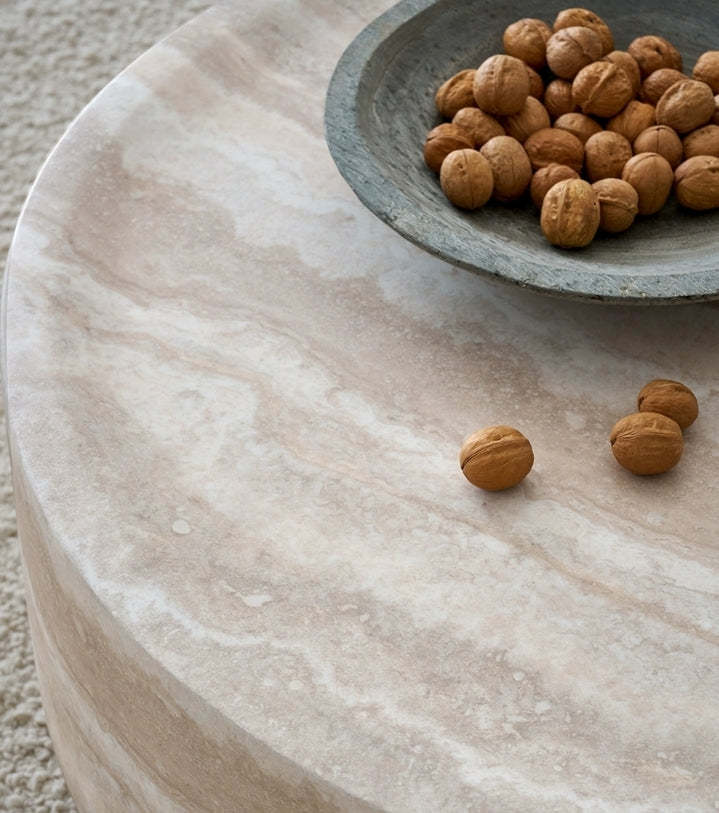 39.37'' Faux MARS Pattern Round Coffee Table - Image 7