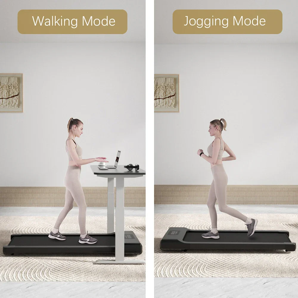 39.4in Under Desk Walking Pad Treadmill 2.5HP Portable Home Remote LED Screen - Image 4