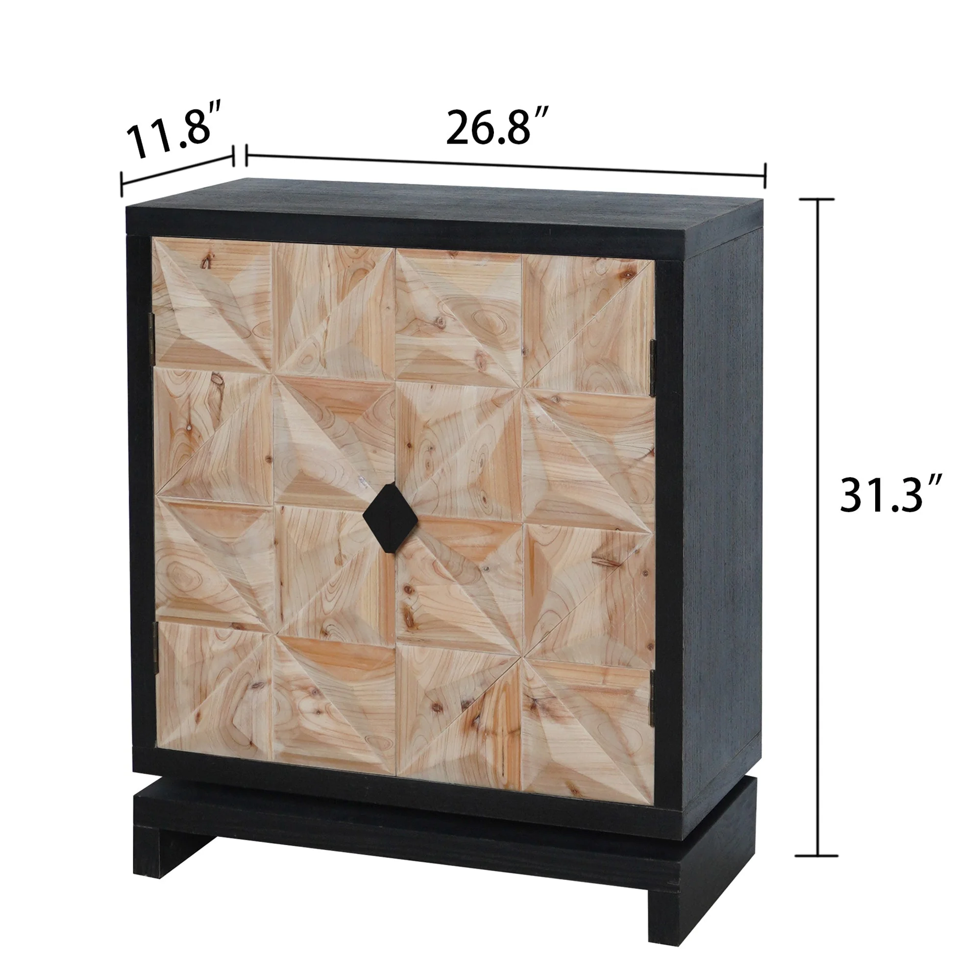3D Geometric Double-Door Cabinet - Image 16