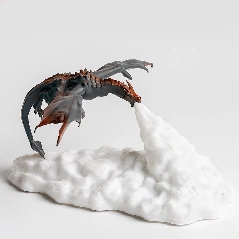 3D Printed Dragon LED Night Light USB Rechargeable Fire Glow Lamp for Kids Bedroom - Image 6