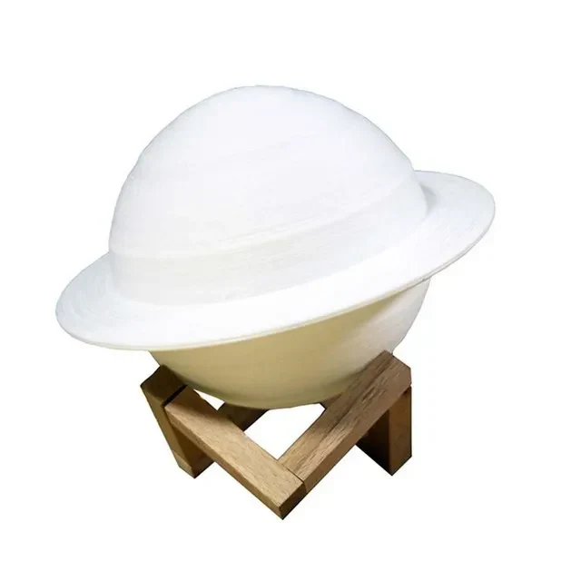 3D Saturn Moon Lamp 16 Color LED Night Light Remote Touch Bedroom Kids Gift - Image 7