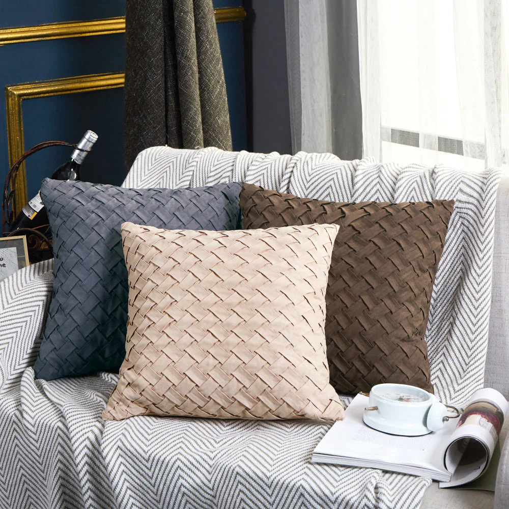 3D Throw pillow  size 18"x18" or 20"x20" set of 2 cover and insert, blue, 3d, 18X18 – Fancy & Stacy - Image 7