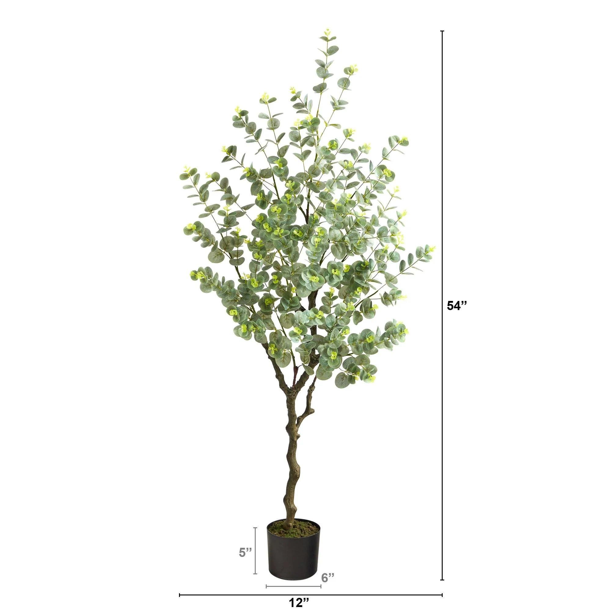 4.5’ Eucalyptus Artificial Tree - Image 2