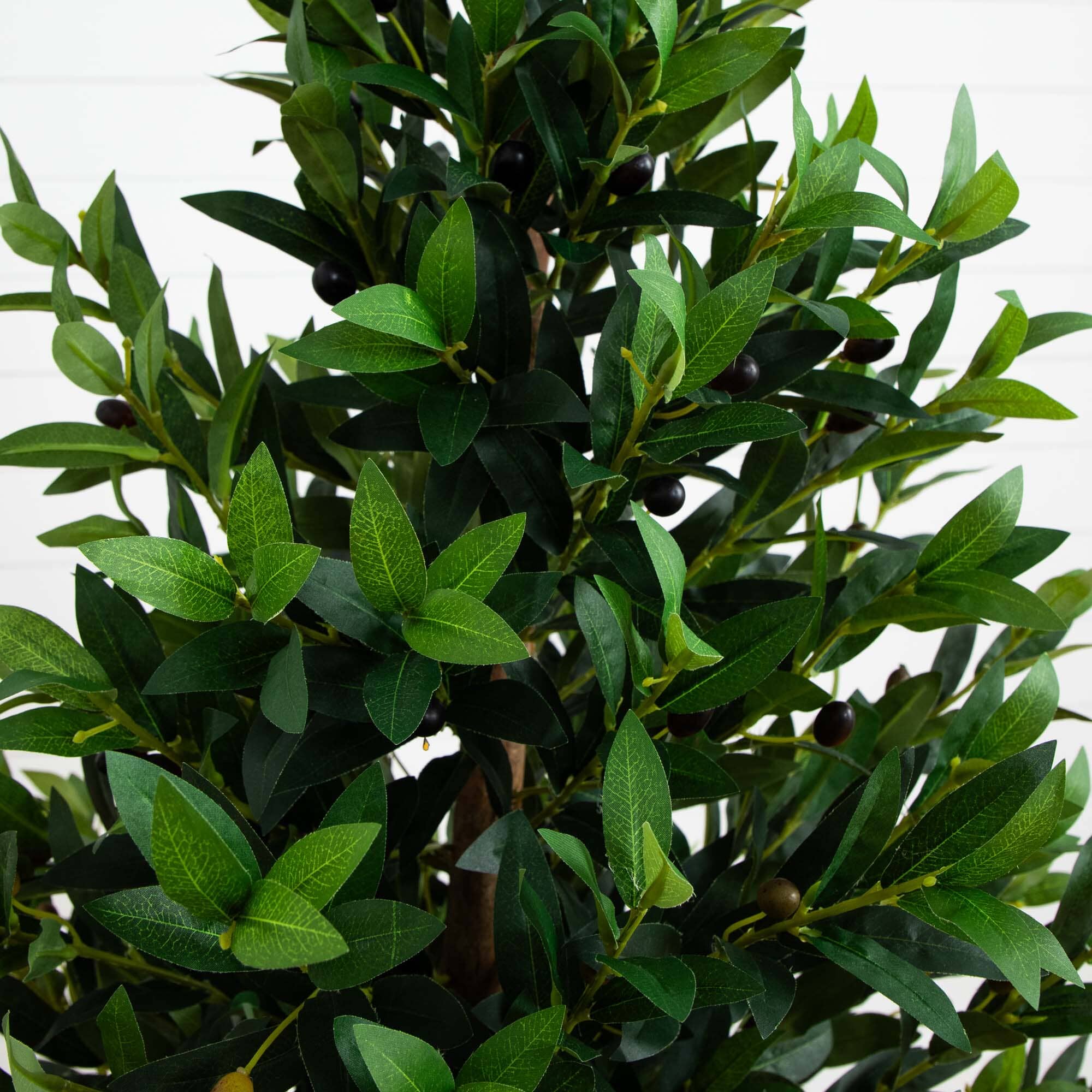 4.5’ Olive Cone Topiary Artificial Tree UV Resistant (Indoor/Outdoor) - Image 2