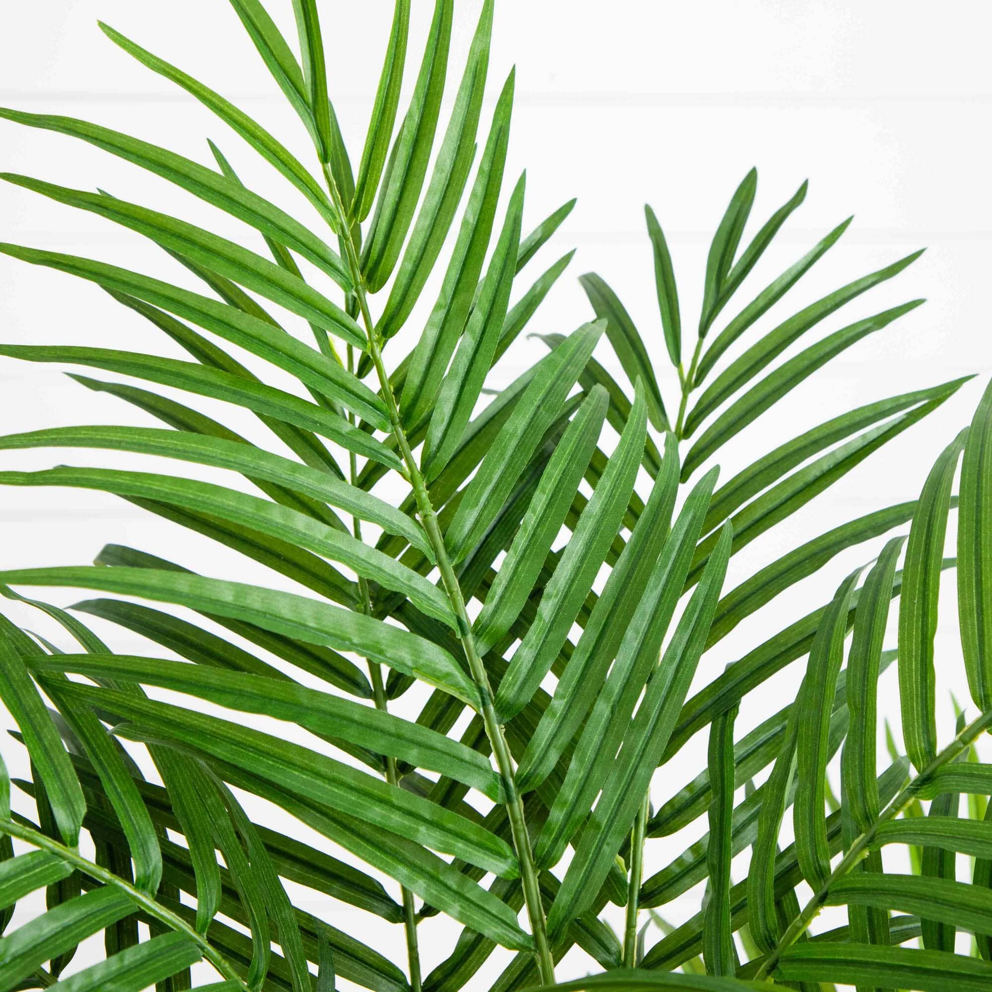 4’ Areca Palm Artificial Tree in Sand Colored Planter - Image 2