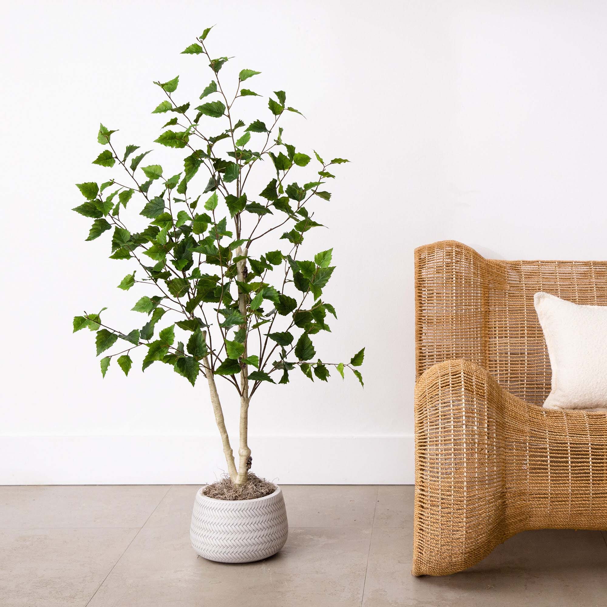 4’ Artificial Birch Tree - Image 3