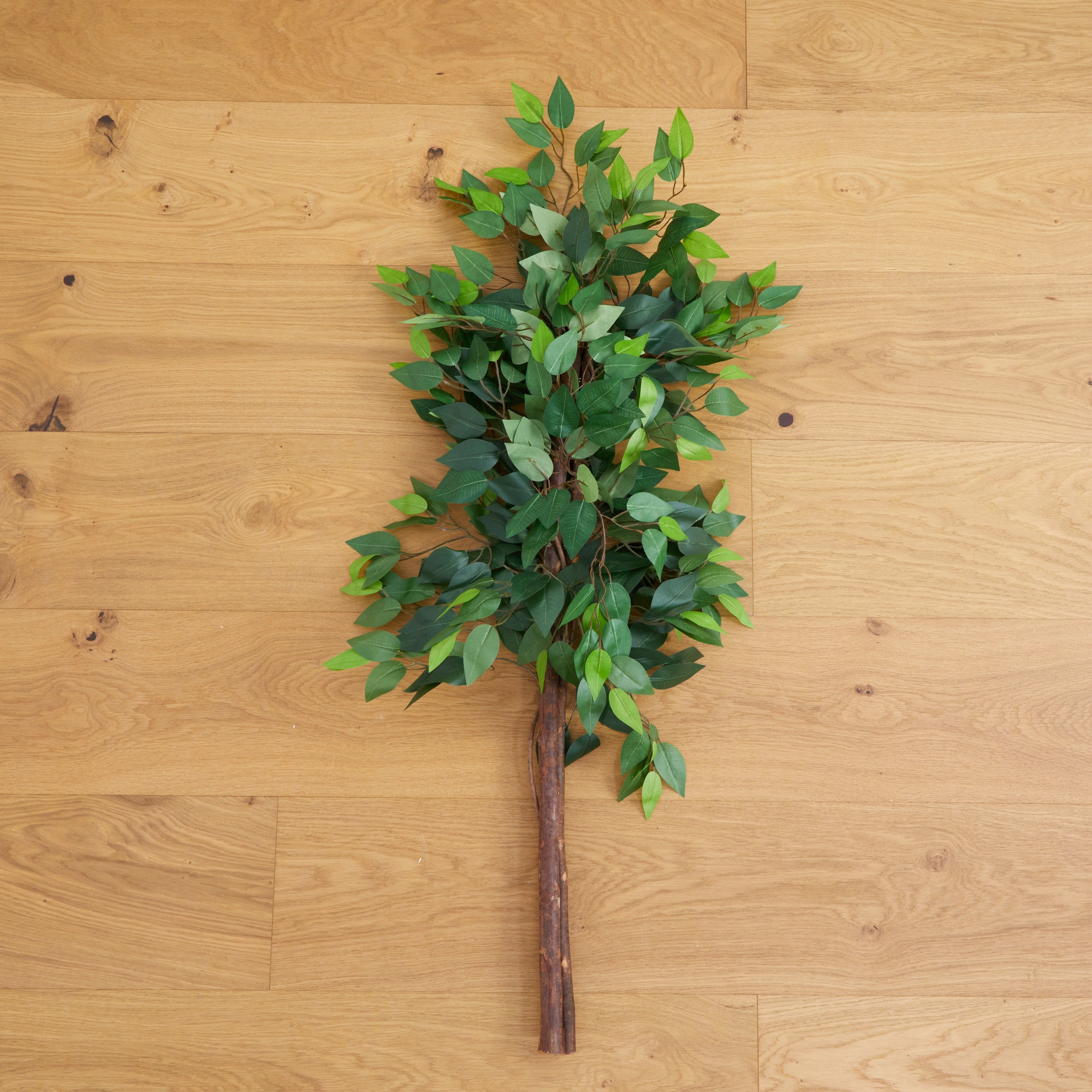 4’ Artificial Double Trunk Ficus Tree (No Pot) - Image 2