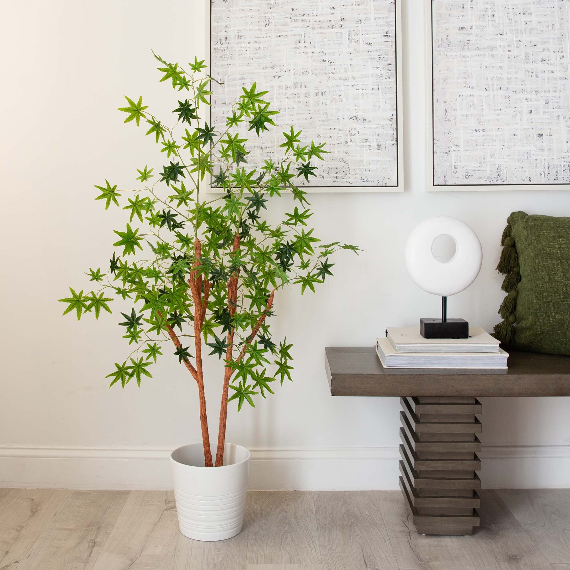 4’ Artificial Maple Tree - Image 3